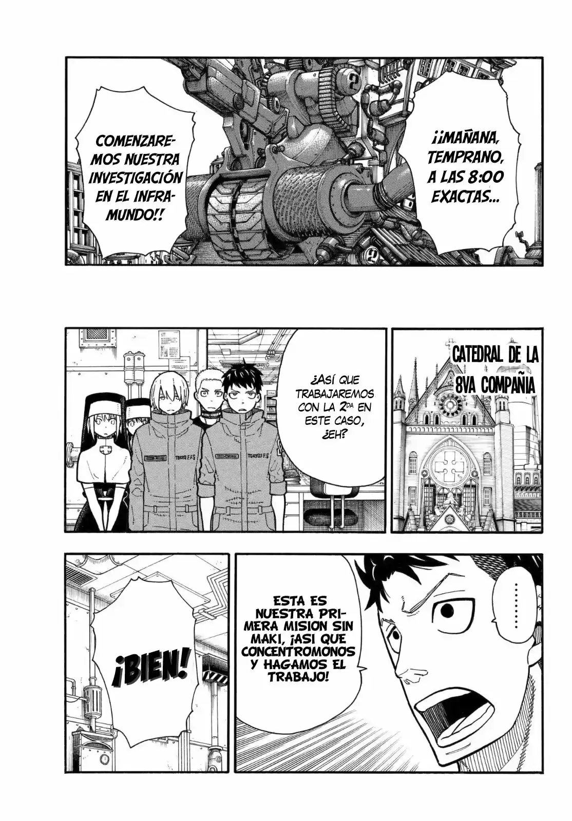 Fire Force capítulo 155, página 15