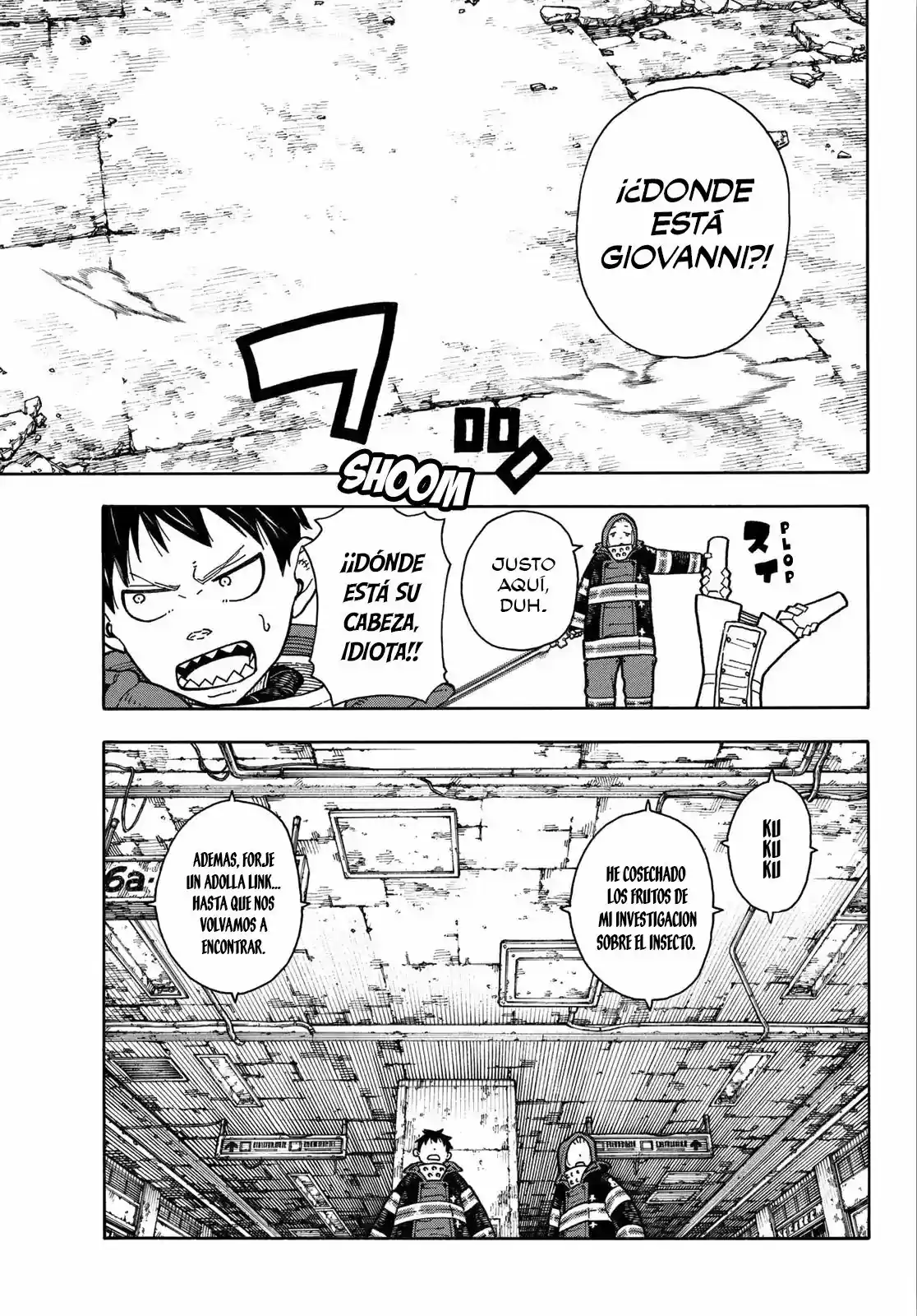 Fire Force capítulo 166, página 8