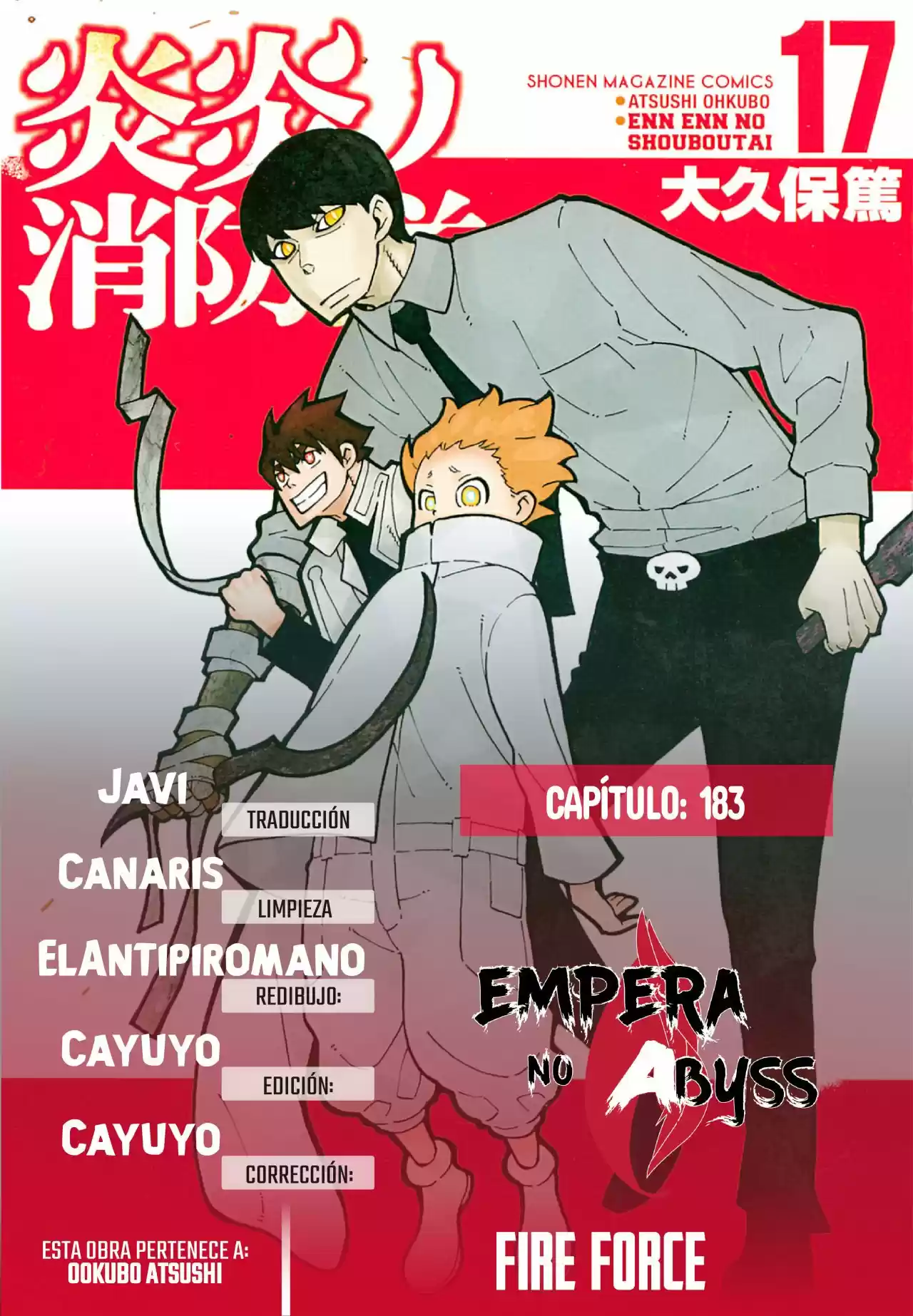 Fire Force capítulo 183, página 1