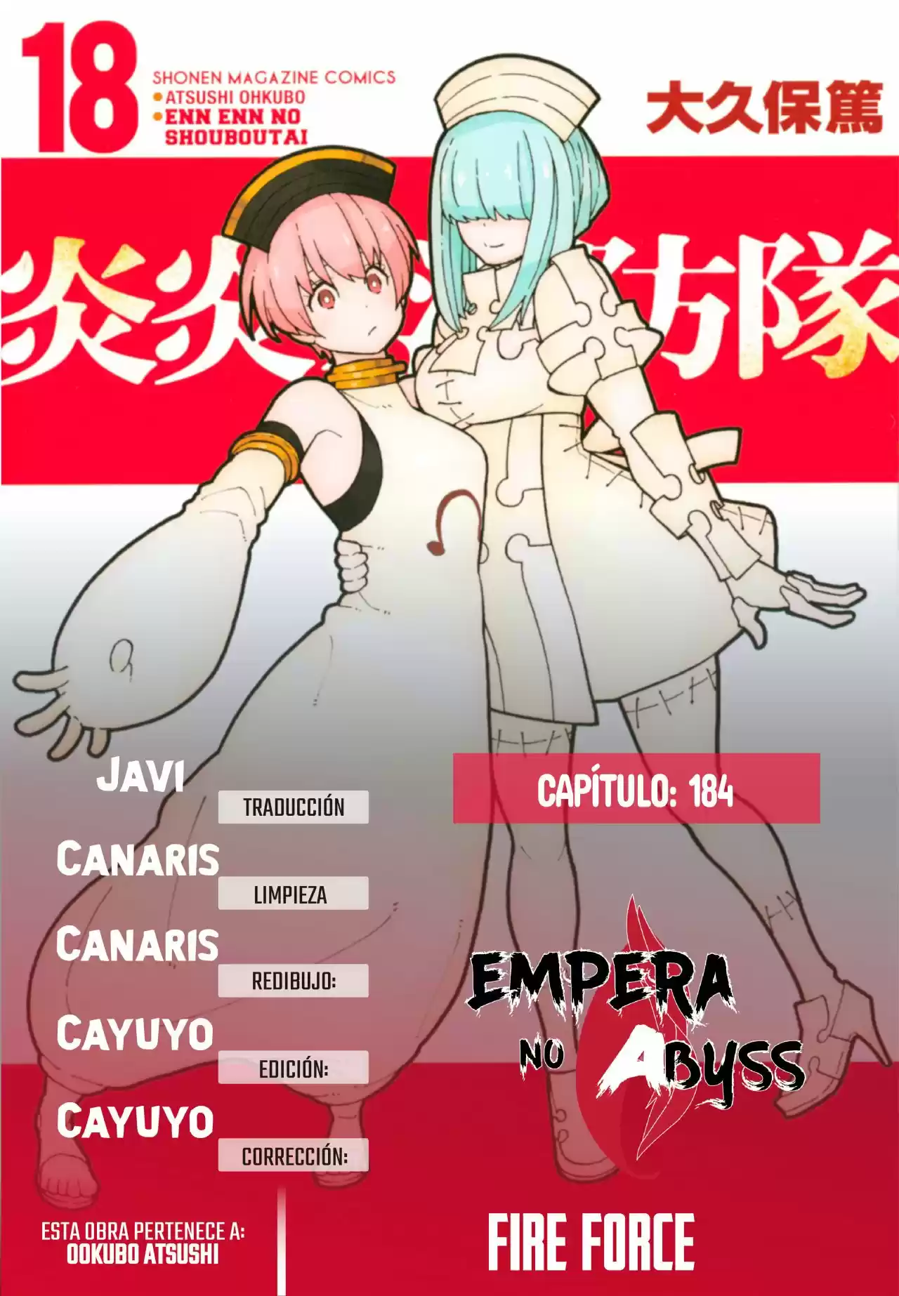 Fire Force capítulo 184, página 1
