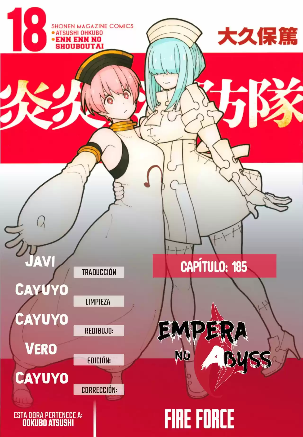 Fire Force capítulo 185, página 1