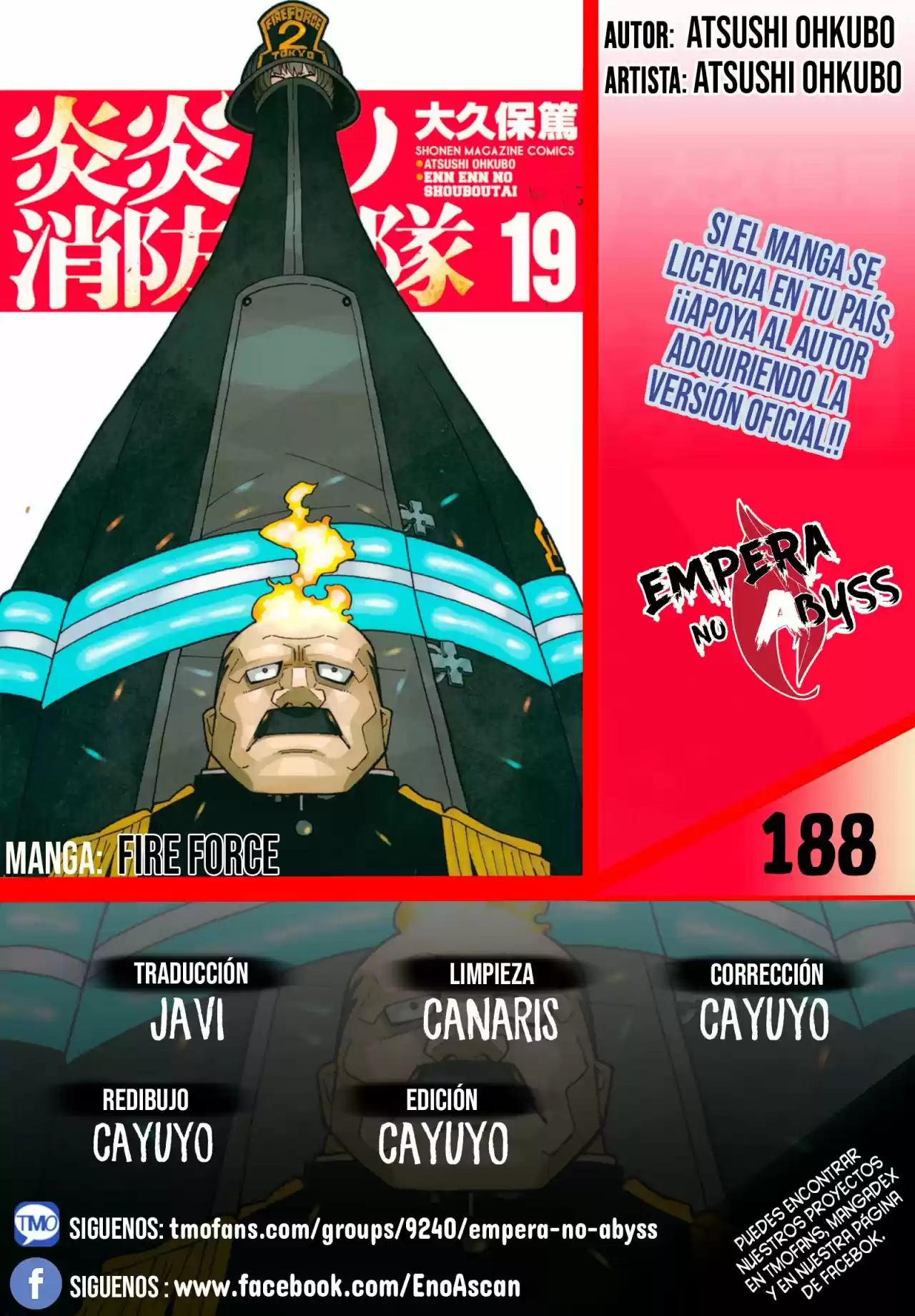 Fire Force capítulo 188, página 1