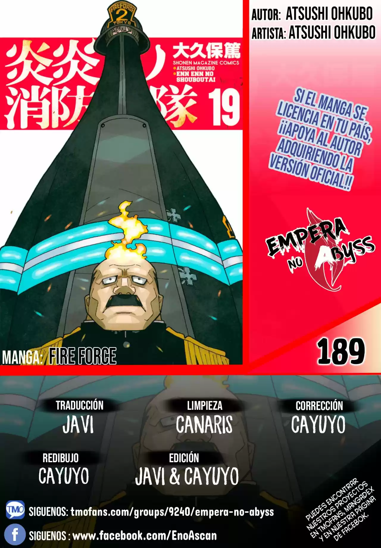 Fire Force capítulo 189, página 1