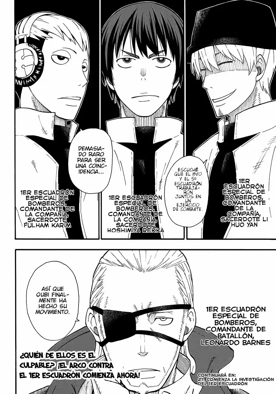 Fire Force capítulo 20, página 18