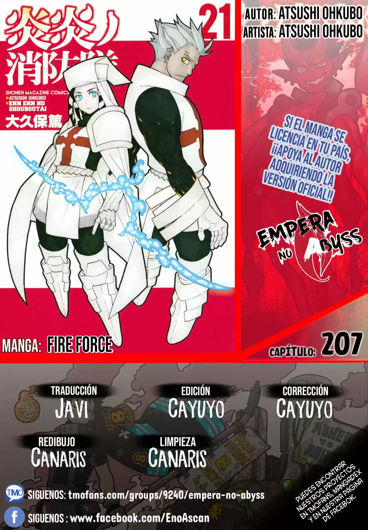 Fire Force capítulo 207, página 1
