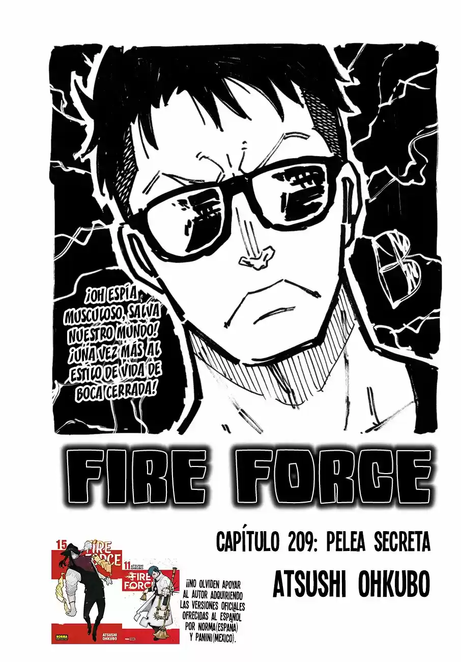 Fire Force capítulo 209, página 1