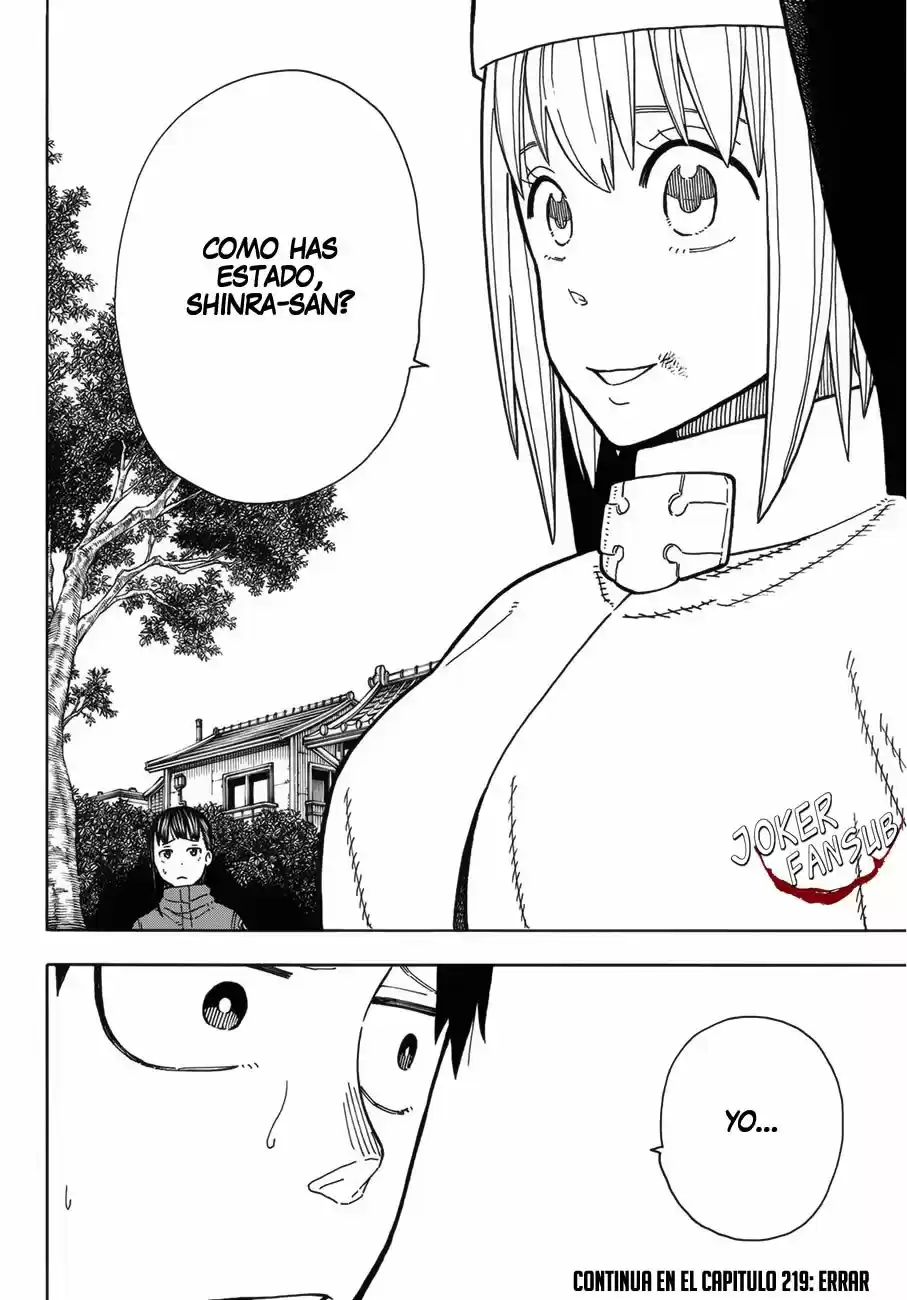 Fire Force capítulo 218, página 20