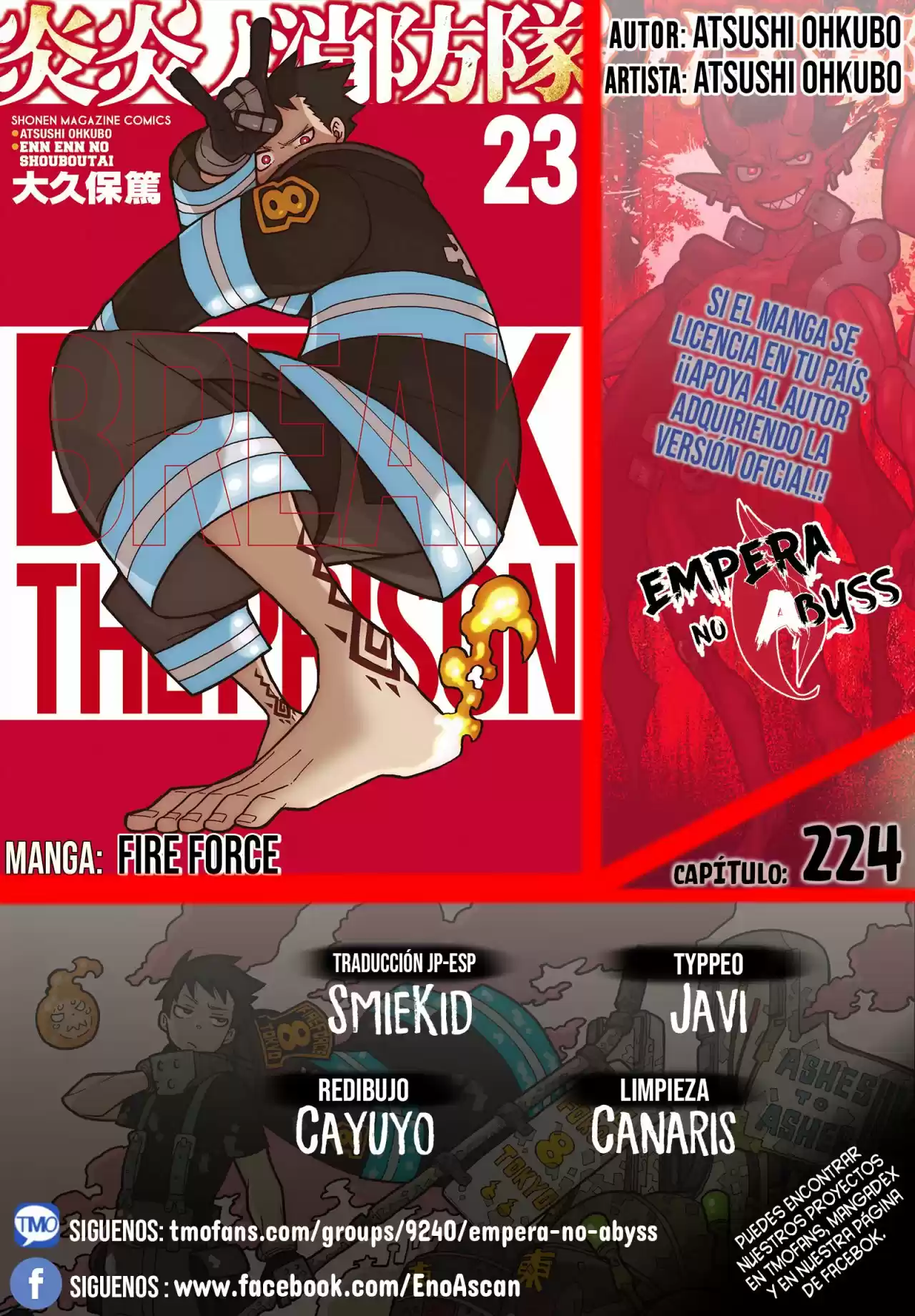Fire Force capítulo 224, página 1