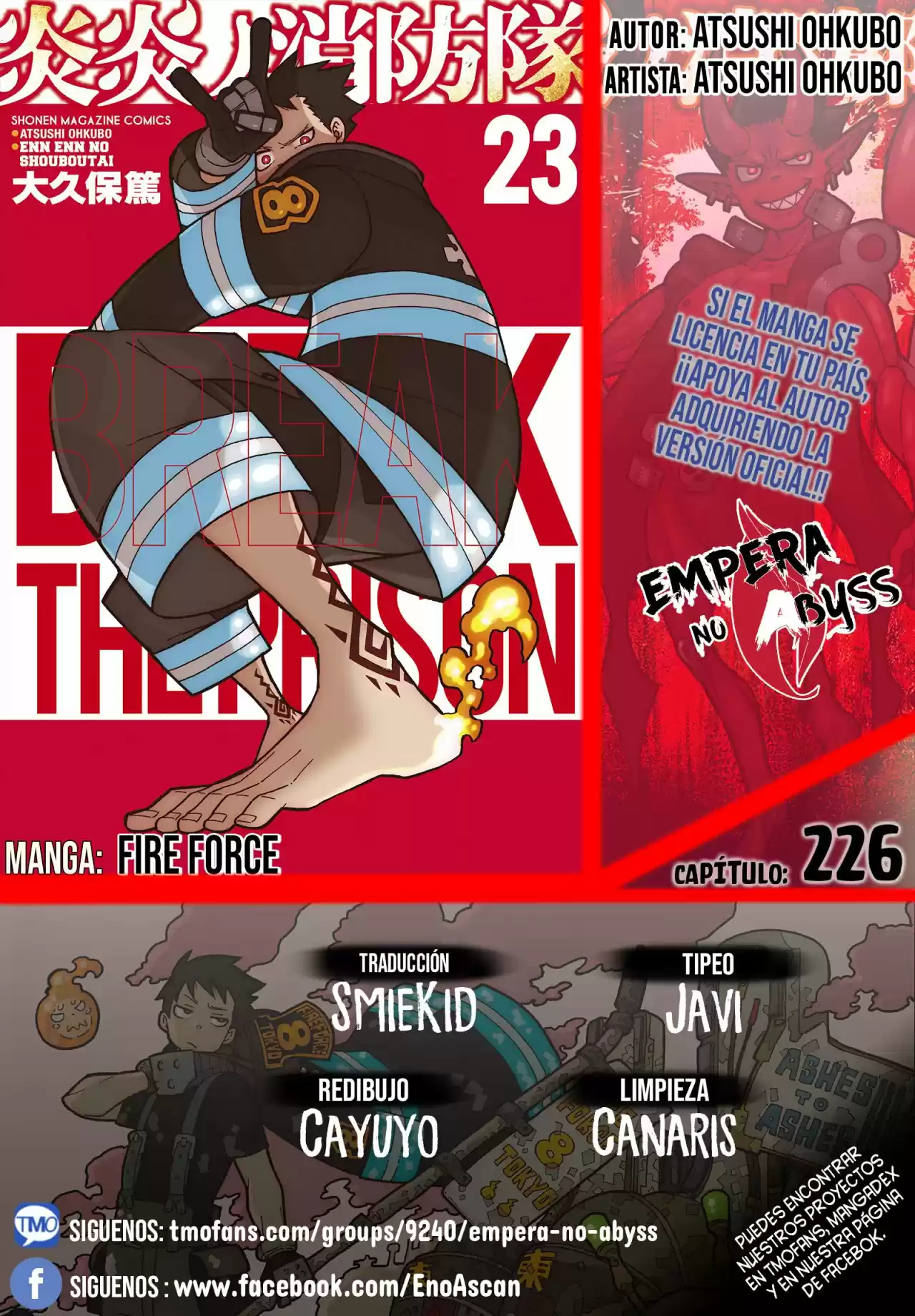 Fire Force capítulo 226, página 1