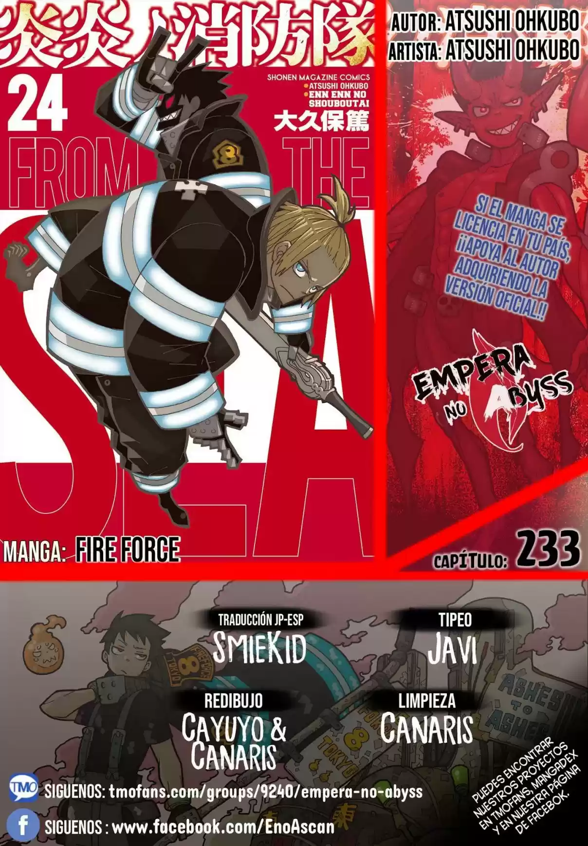 Fire Force capítulo 233, página 1