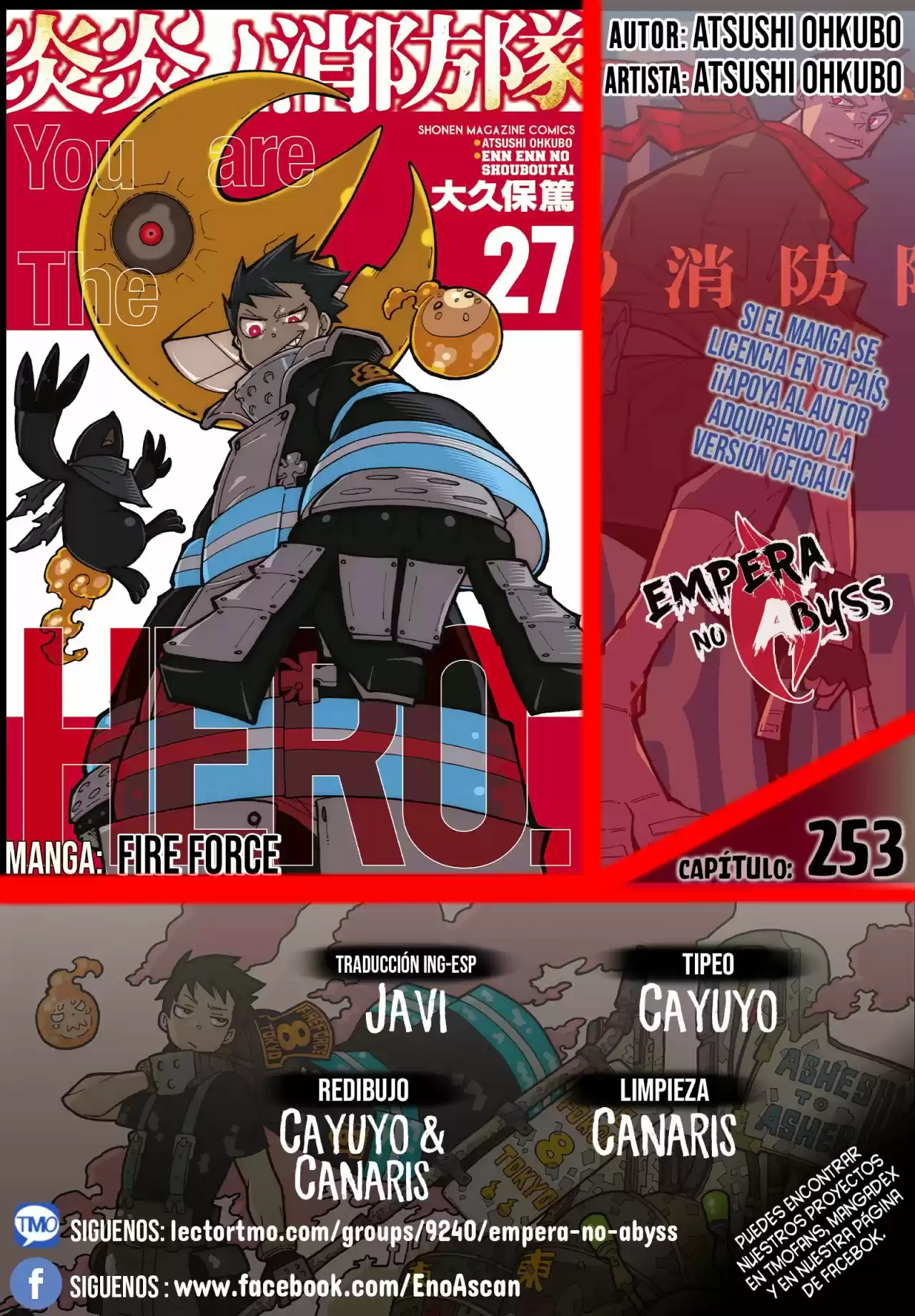 Fire Force capítulo 253, página 1