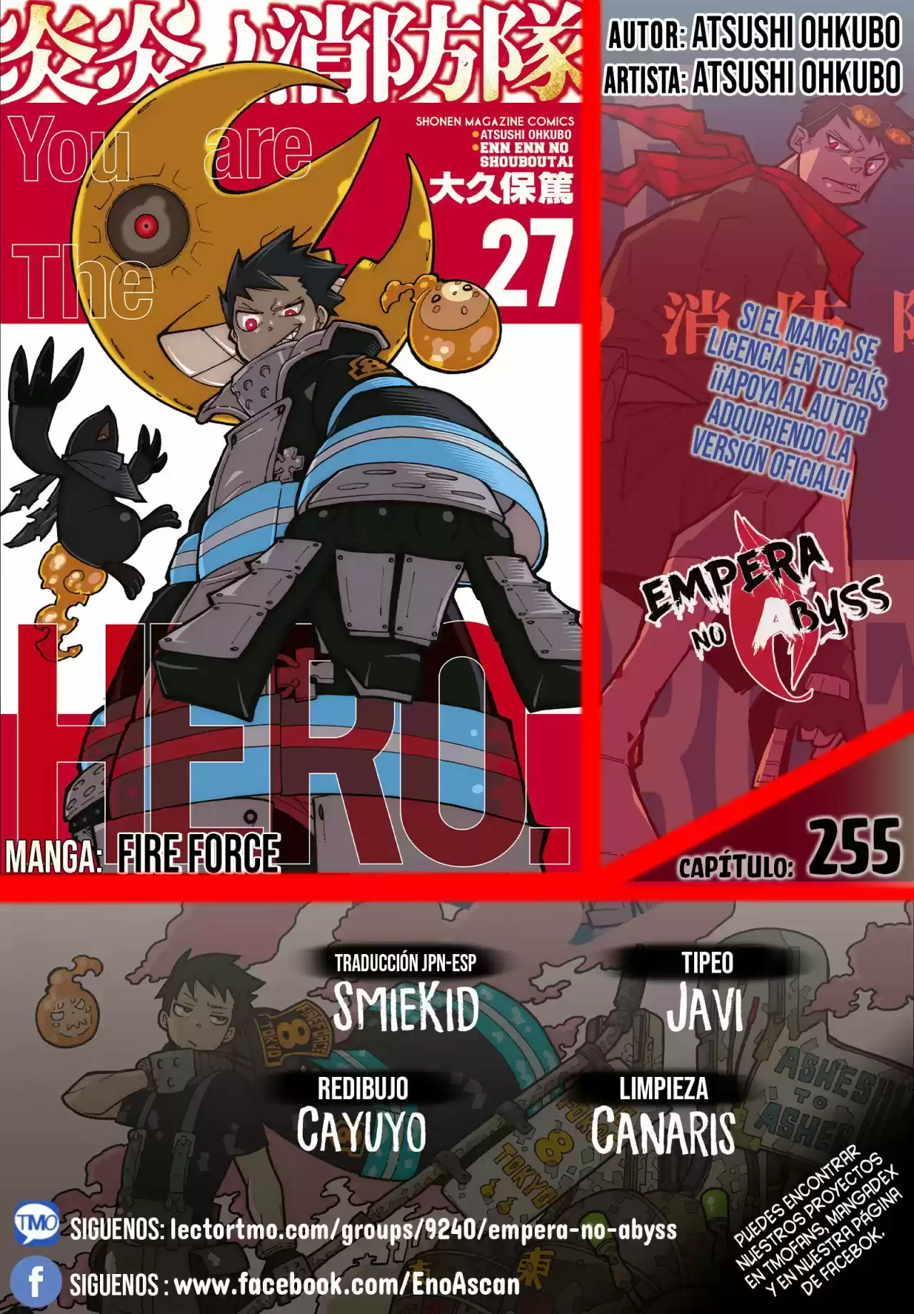 Fire Force capítulo 255, página 1
