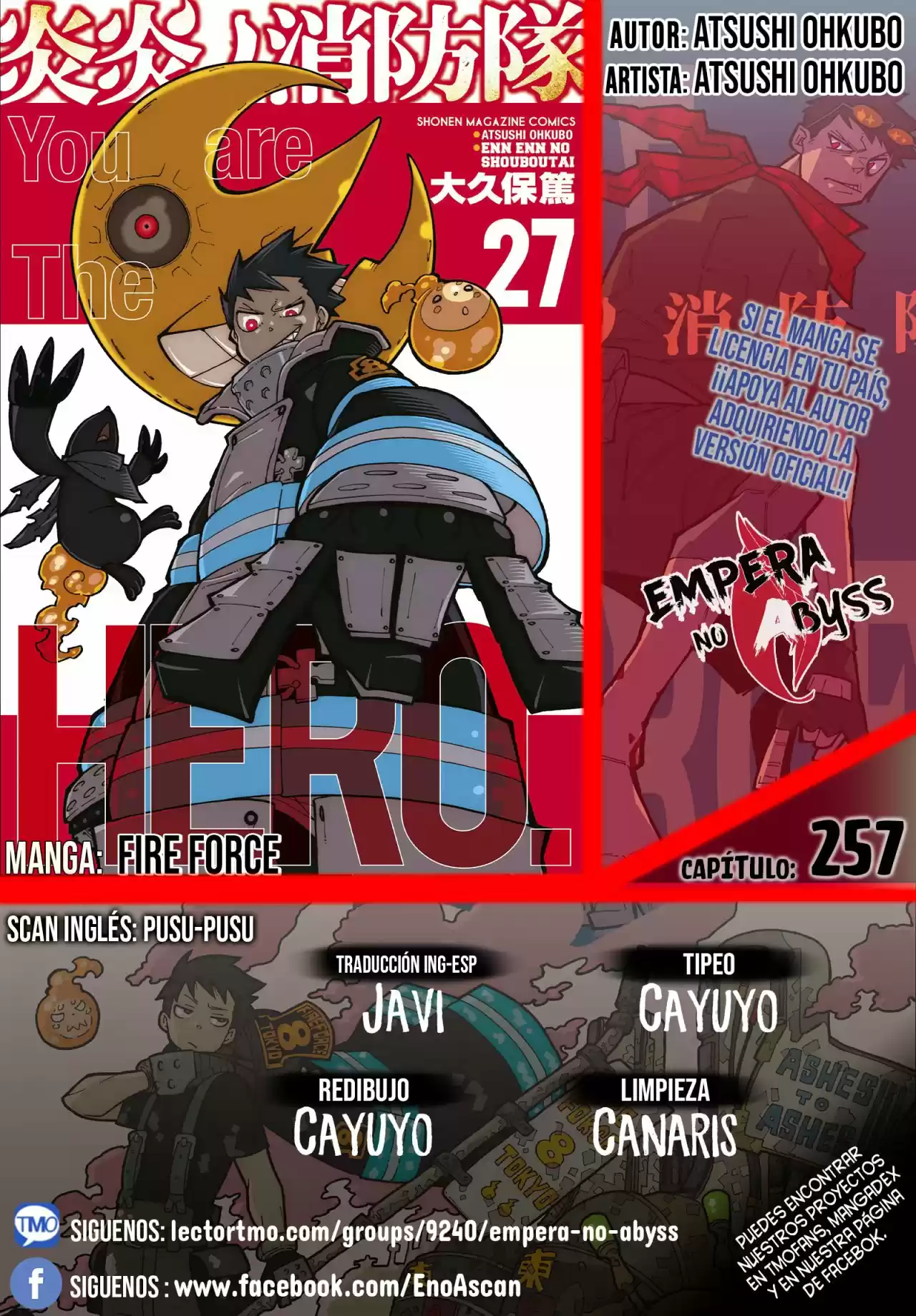 Fire Force capítulo 257, página 1