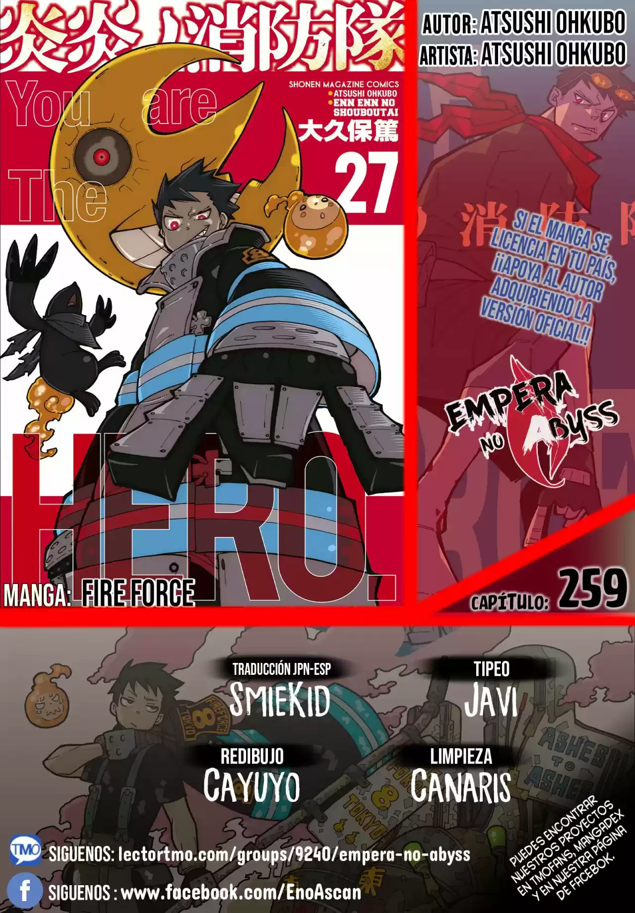Fire Force capítulo 259, página 1