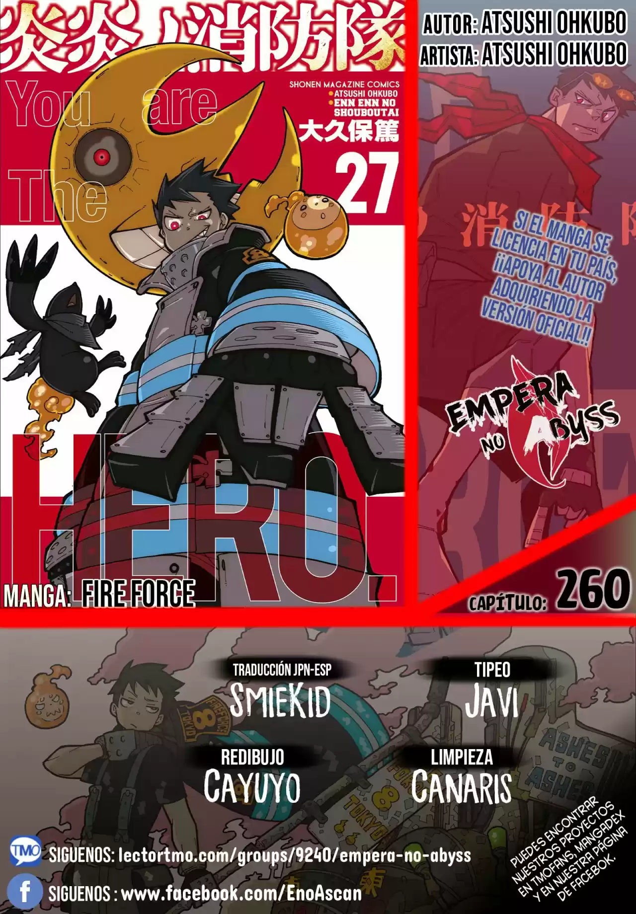 Fire Force capítulo 260, página 1