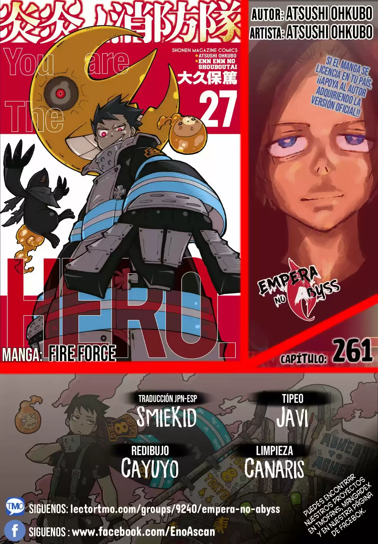 Fire Force capítulo 261, página 1