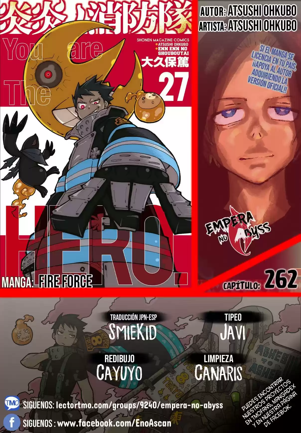 Fire Force capítulo 262, página 1
