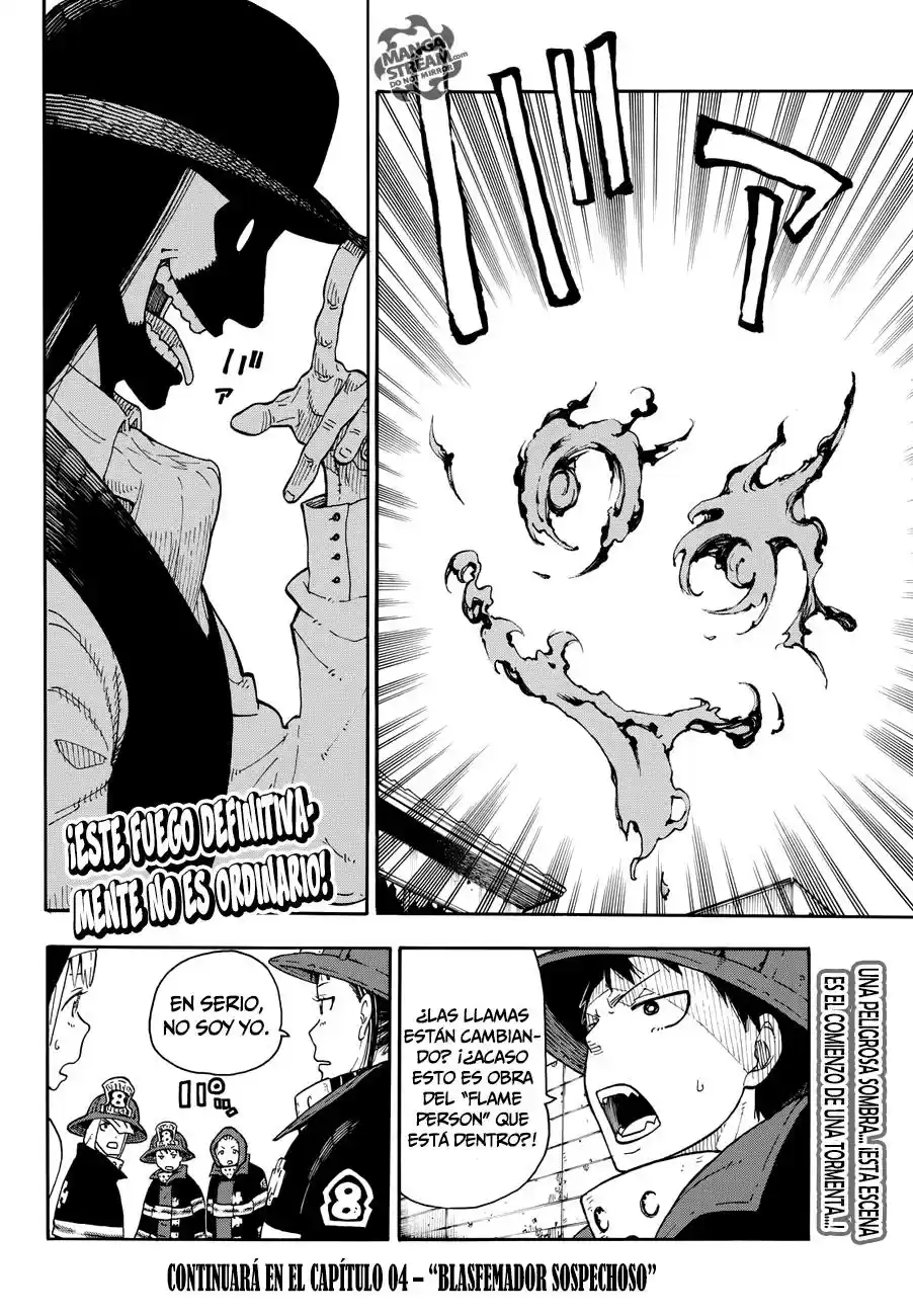 Fire Force capítulo 3, página 20