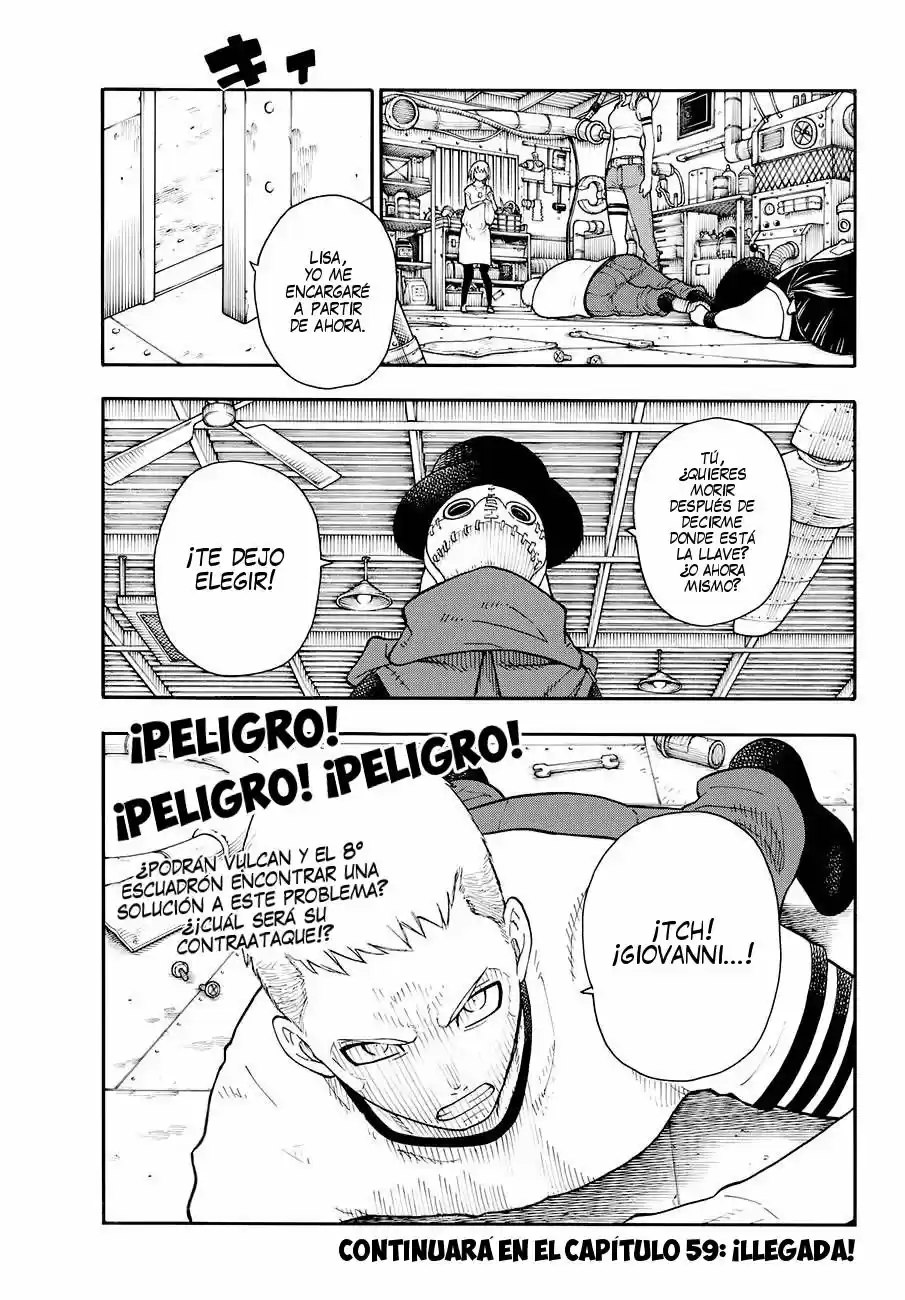 Fire Force capítulo 58, página 20
