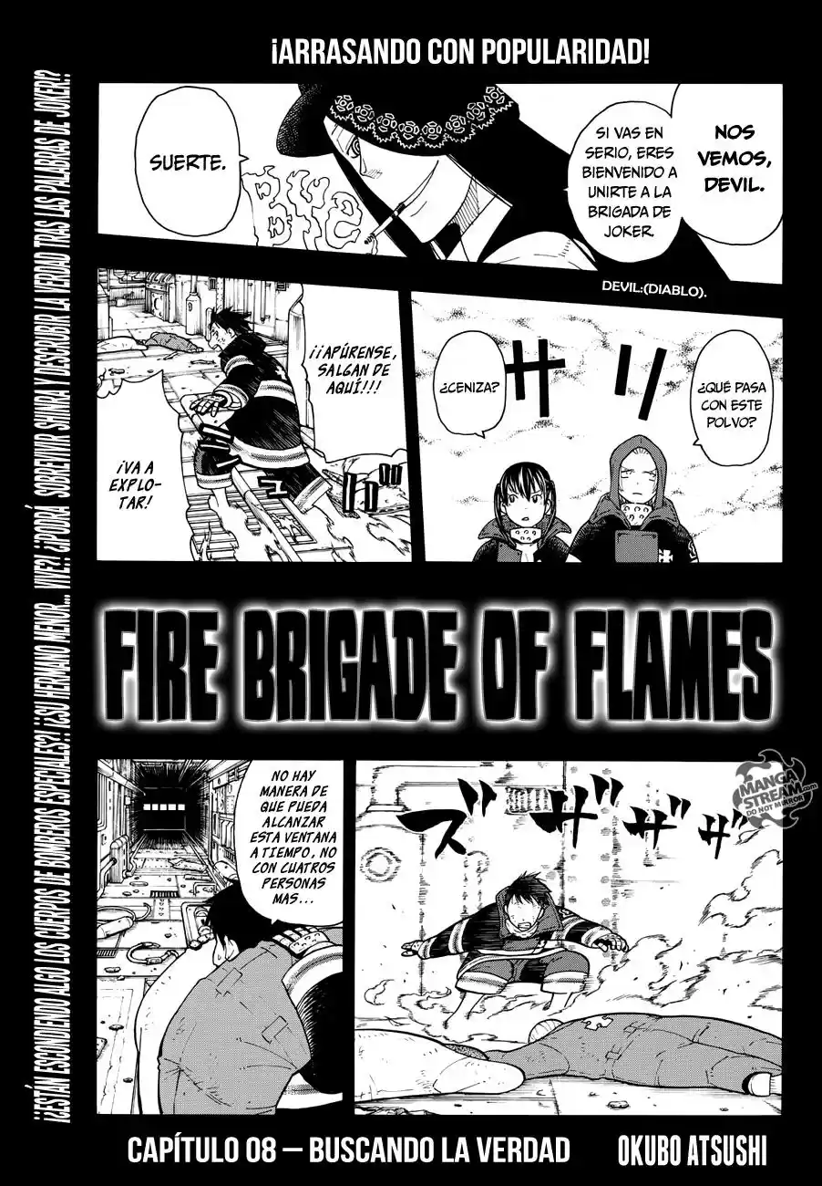 Fire Force capítulo 8, página 3