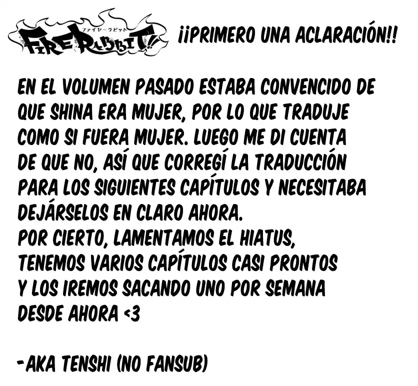 Fire Rabbit!! capítulo 7, página 1