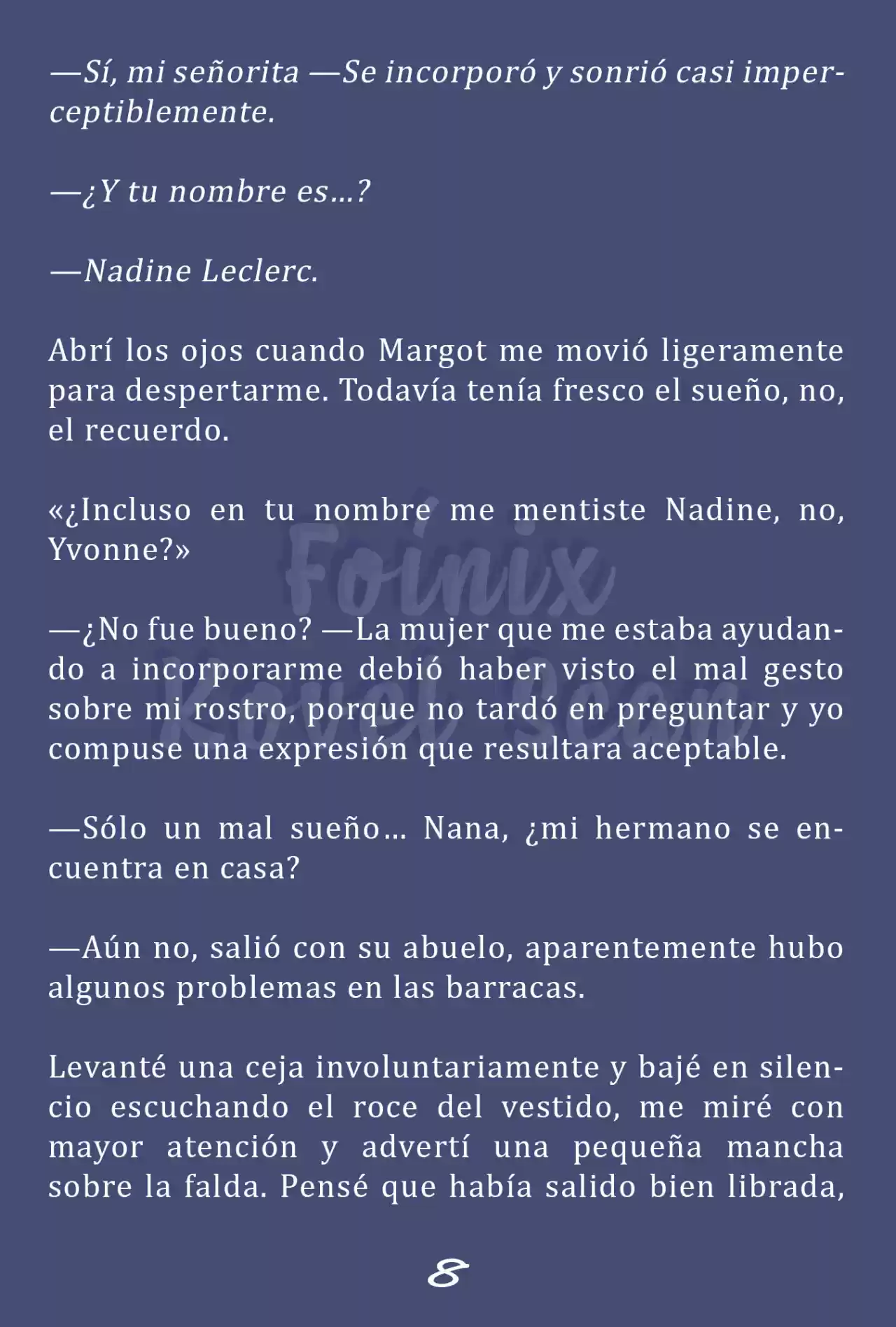 Fleur (Novela) capítulo 13, página 9