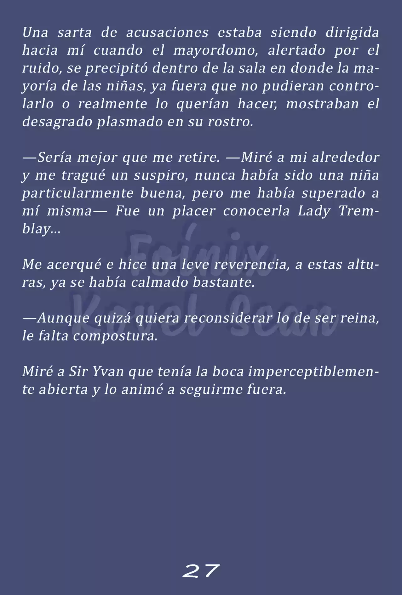 Fleur (Novela) capítulo 13, página 28