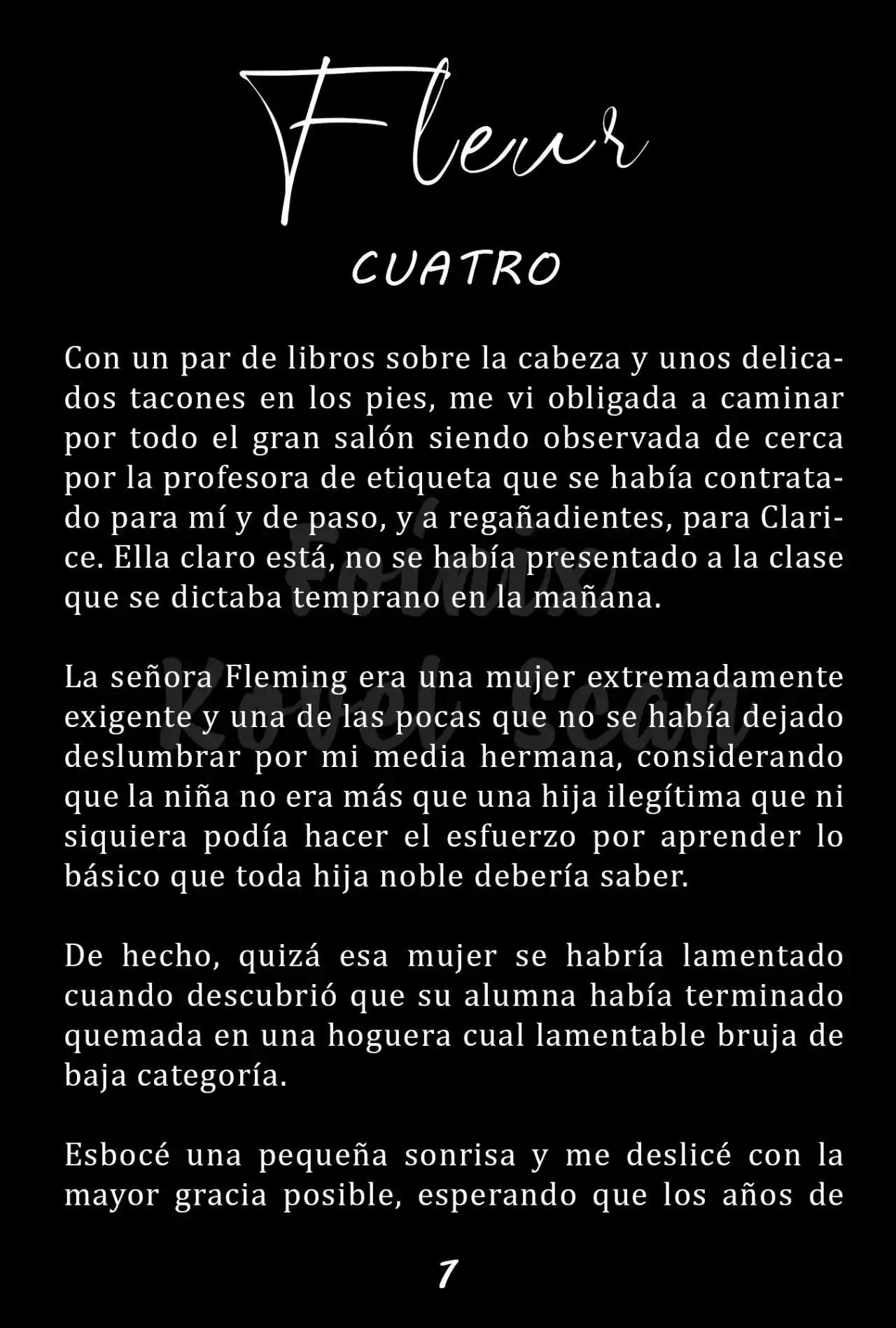 Fleur (Novela) capítulo 4, página 2