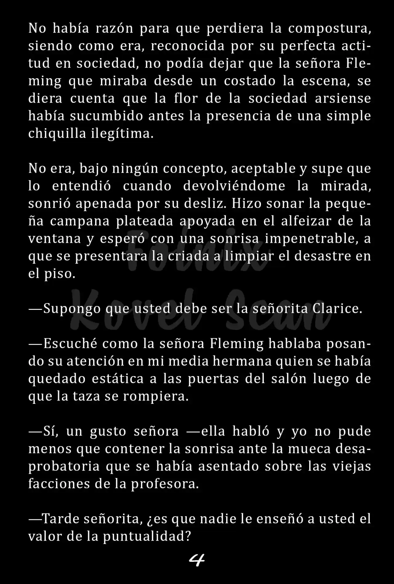 Fleur (Novela) capítulo 4, página 5
