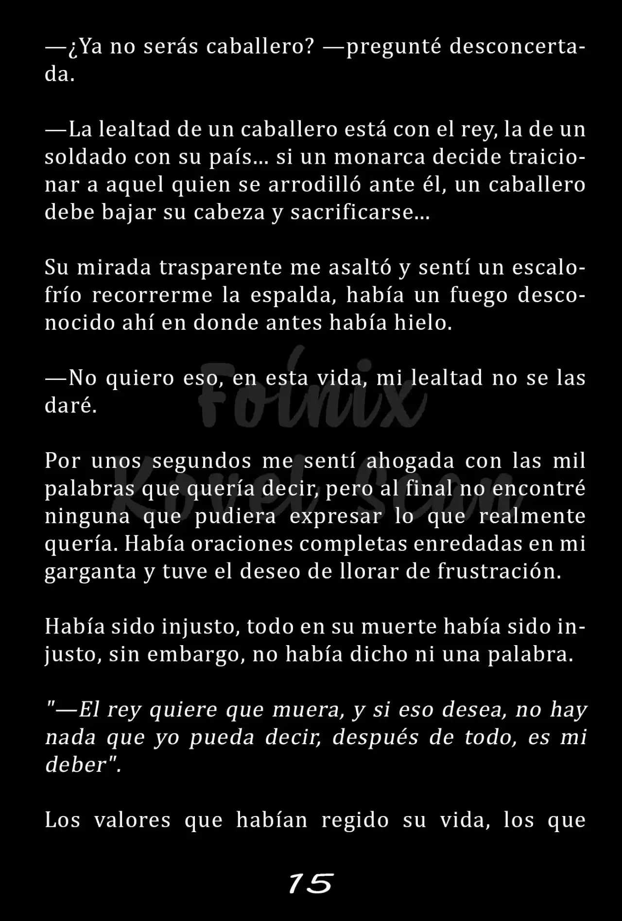 Fleur (Novela) capítulo 5, página 16