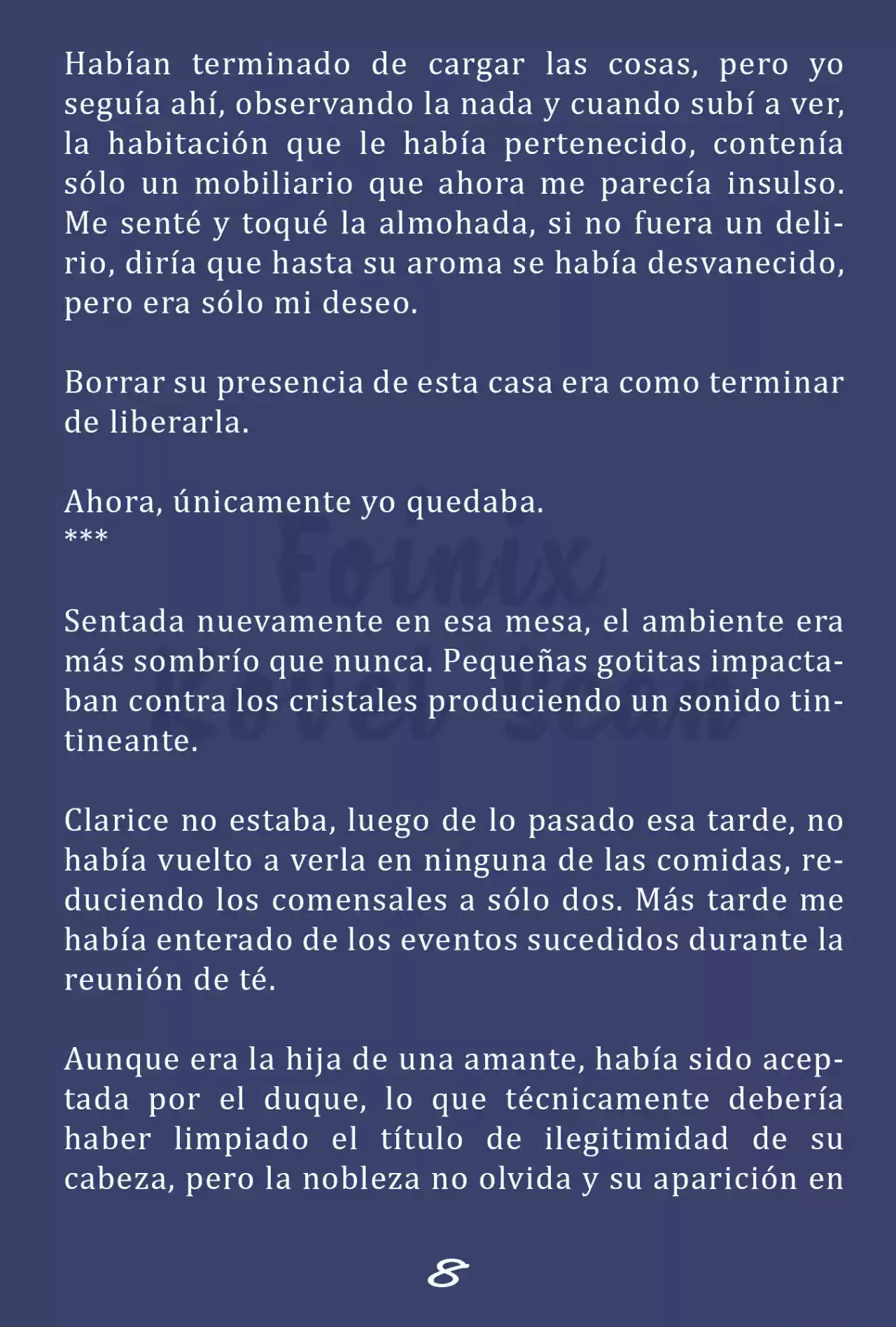 Fleur (Novela) capítulo 8, página 9