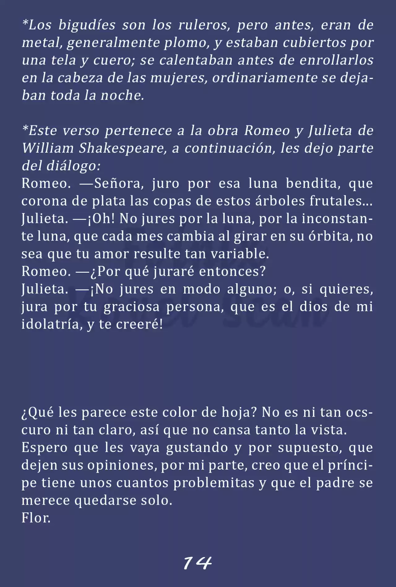 Fleur (Novela) capítulo 9, página 15