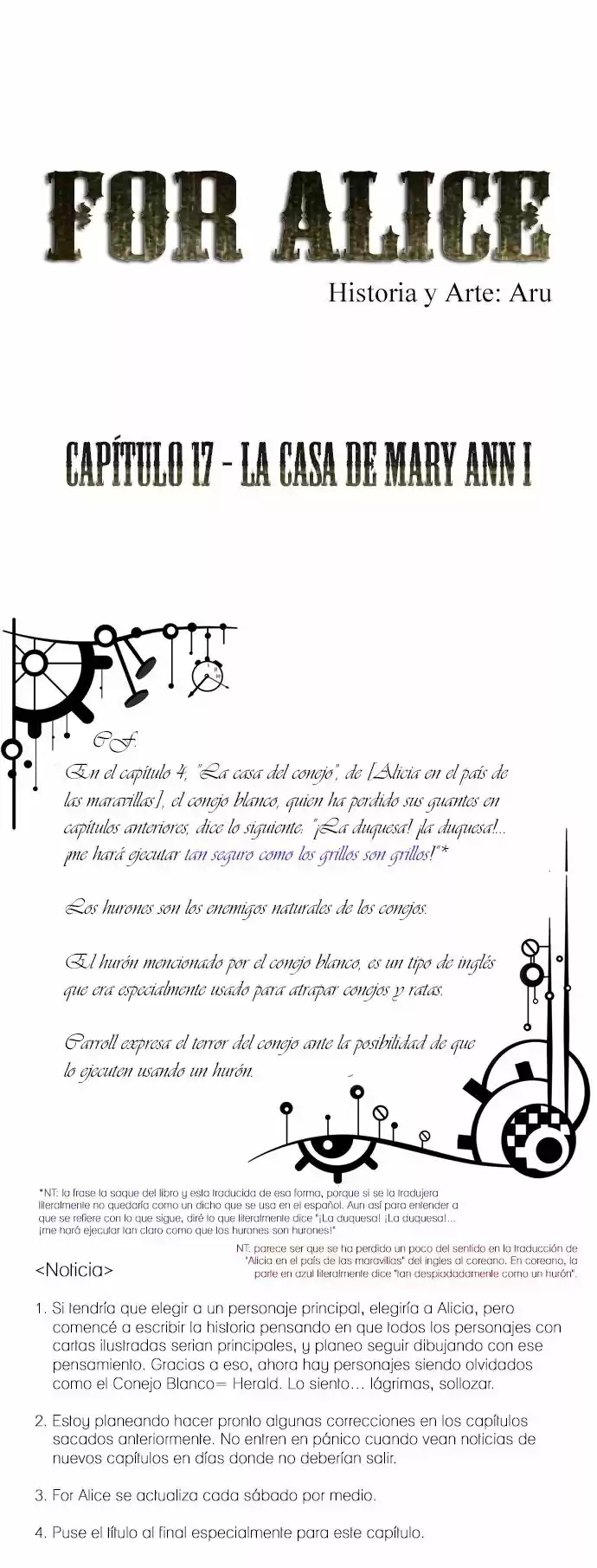 For Alice capítulo 17, página 8