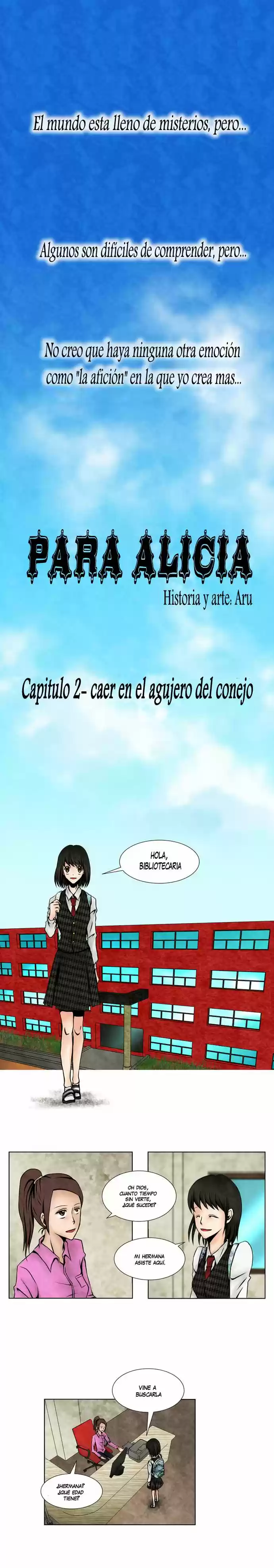 For Alice capítulo 2, página 2