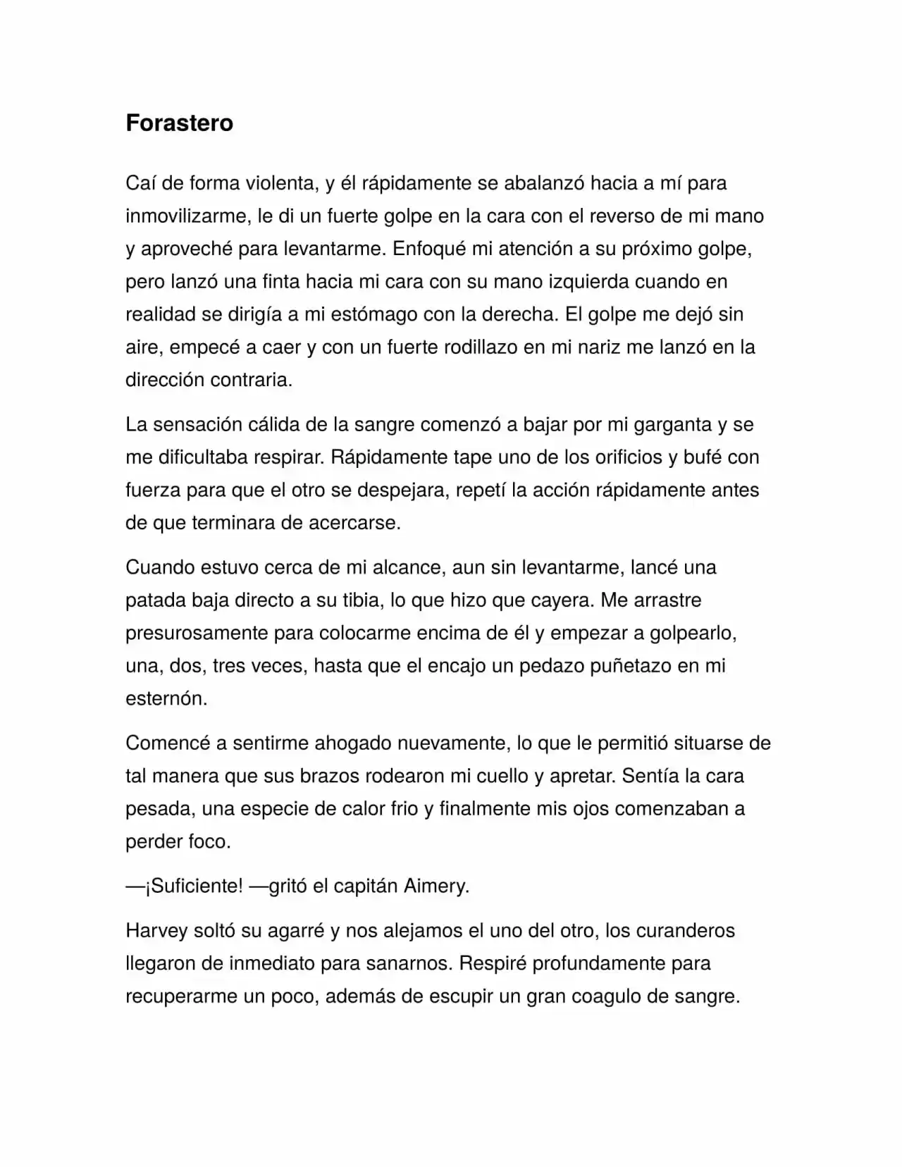 Forasteros (Novela) capítulo 3, página 2