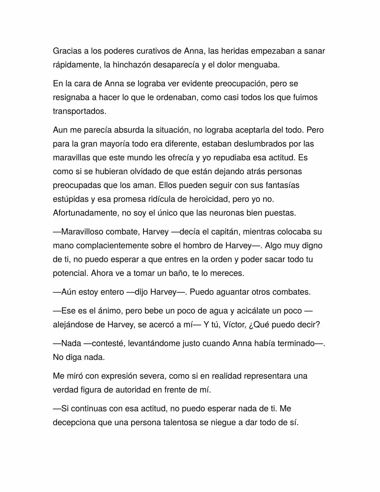 Forasteros (Novela) capítulo 3, página 3