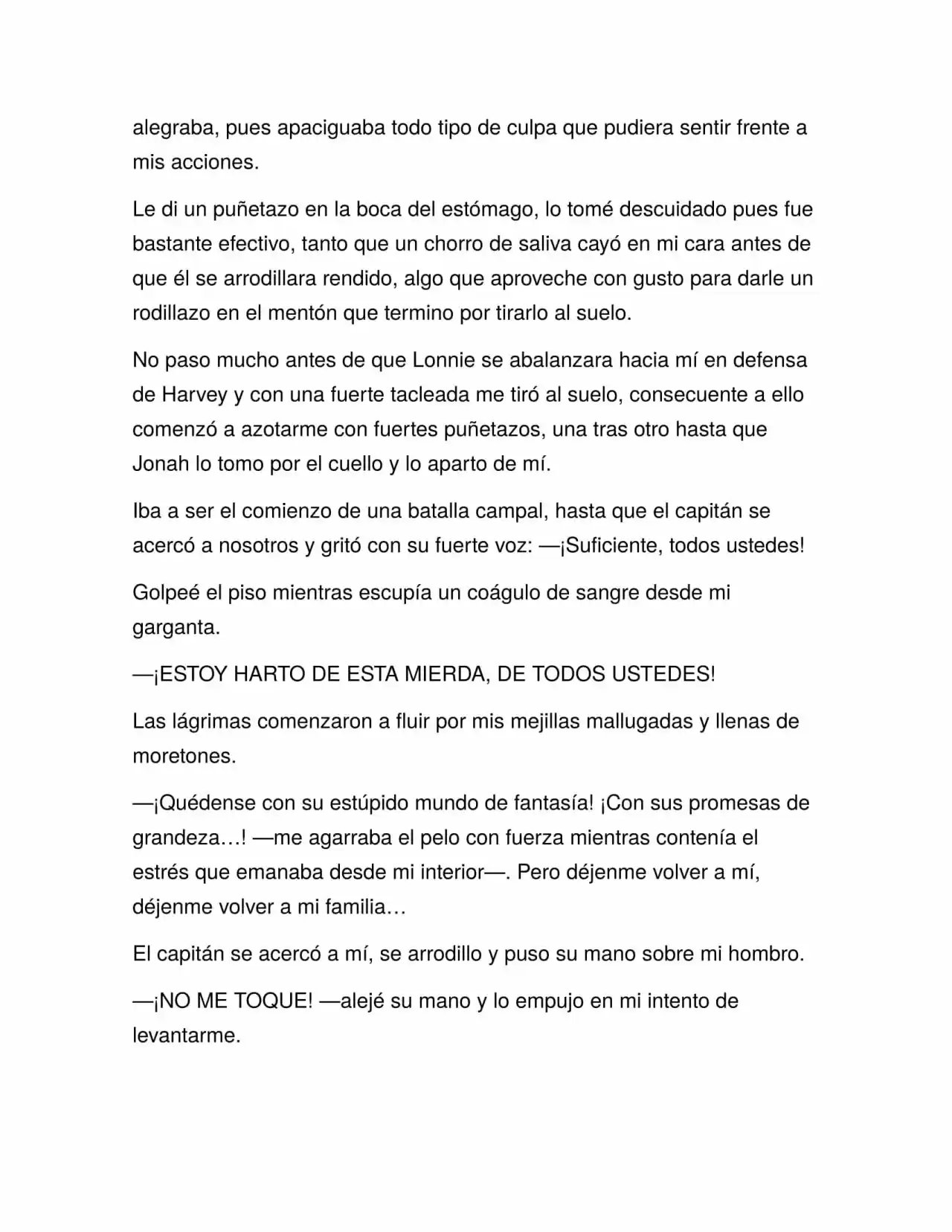 Forasteros (Novela) capítulo 3, página 7