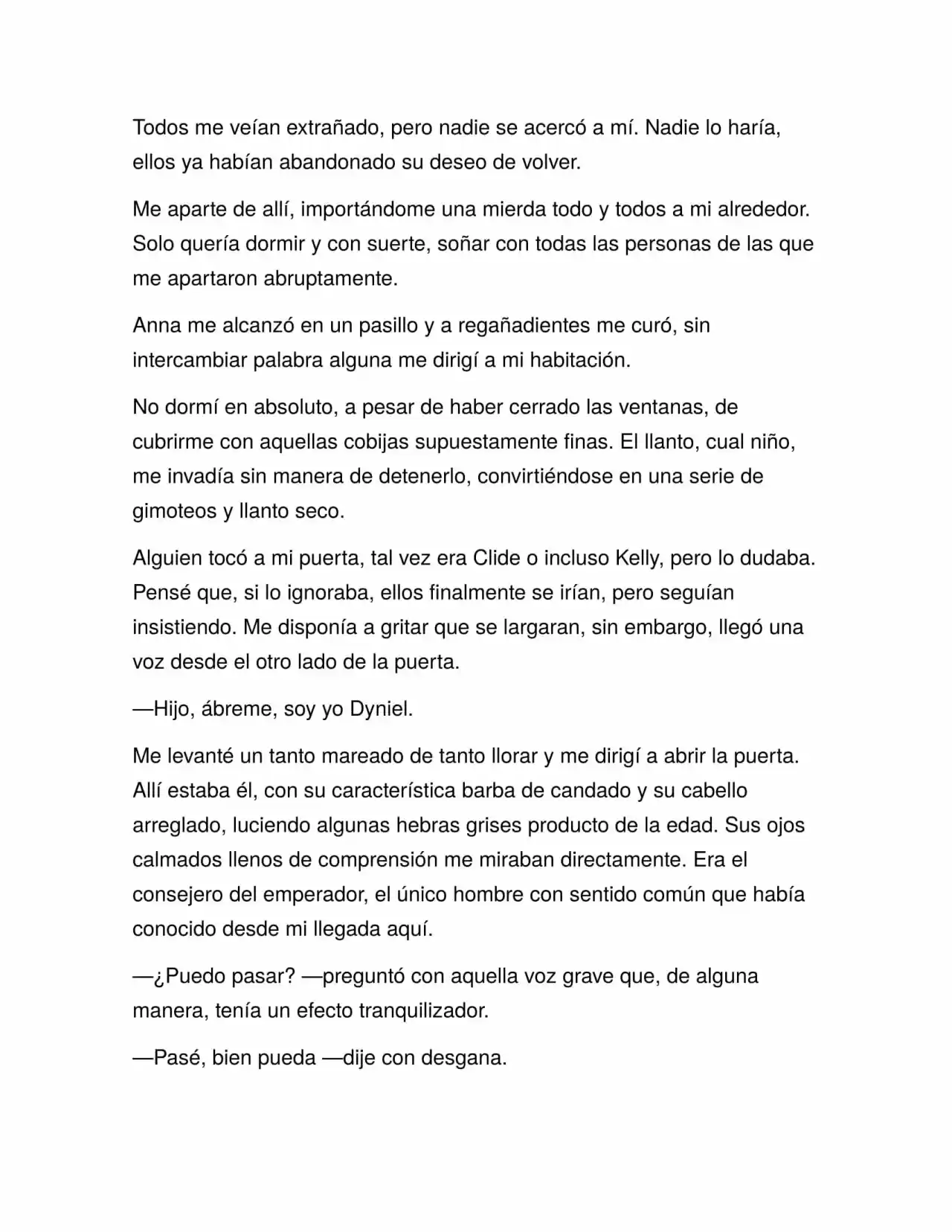Forasteros (Novela) capítulo 3, página 8