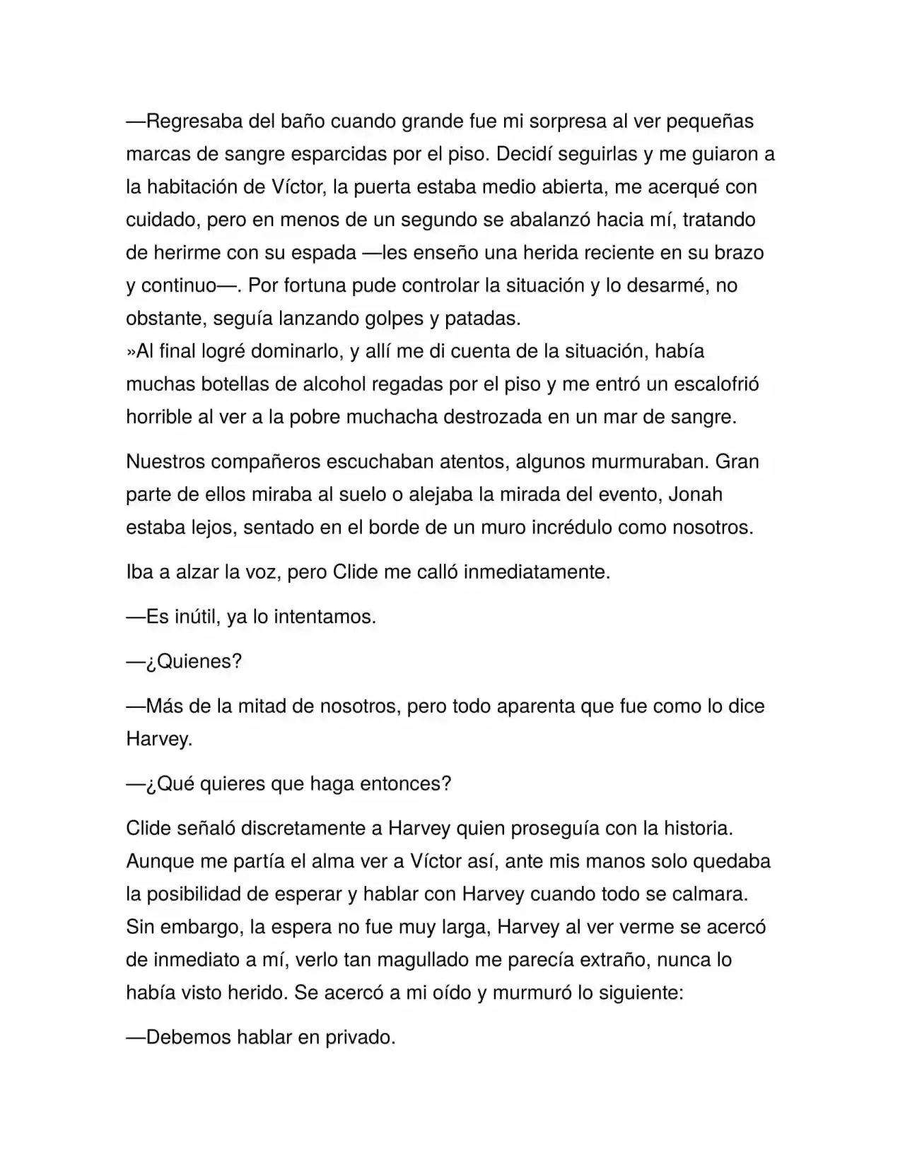 Forasteros (Novela) capítulo 4, página 2