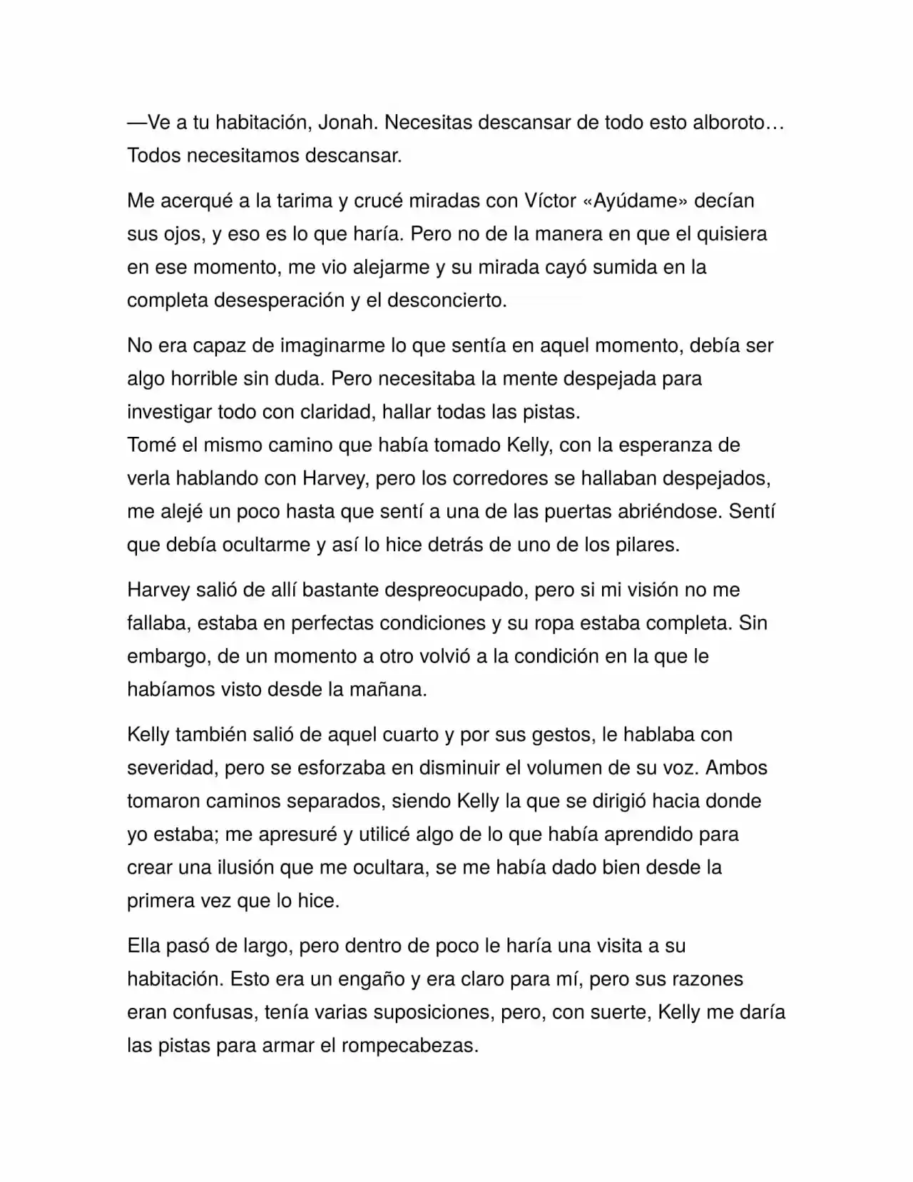 Forasteros (Novela) capítulo 4, página 6