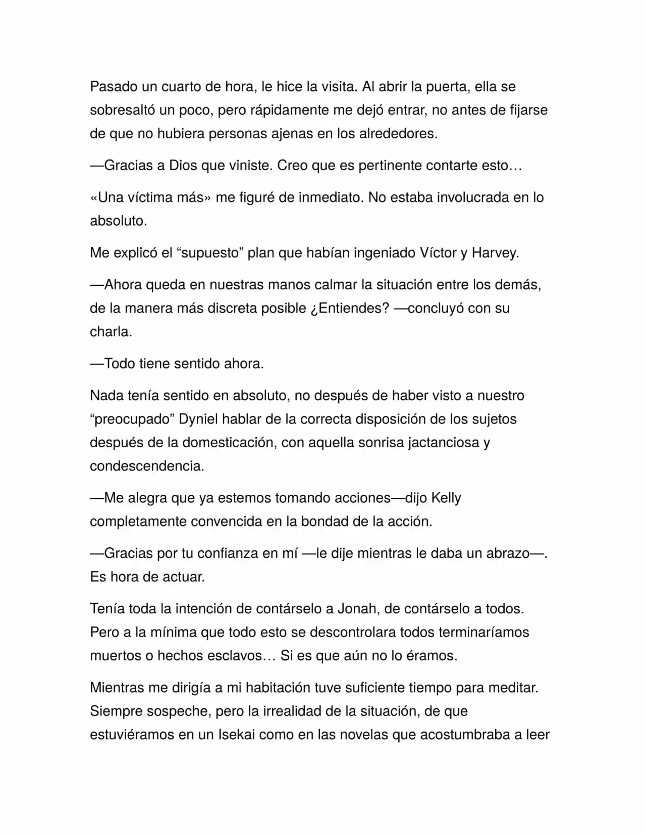 Forasteros (Novela) capítulo 4, página 7