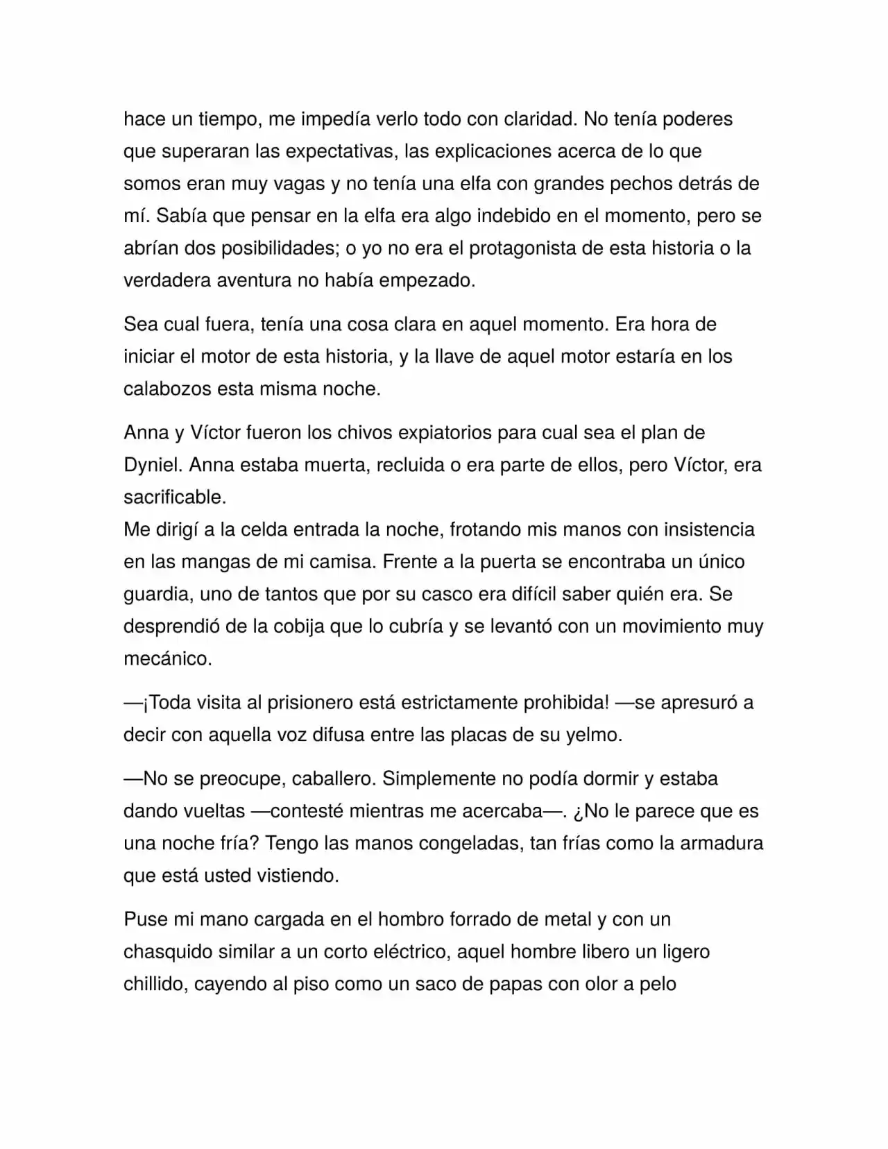 Forasteros (Novela) capítulo 4, página 8