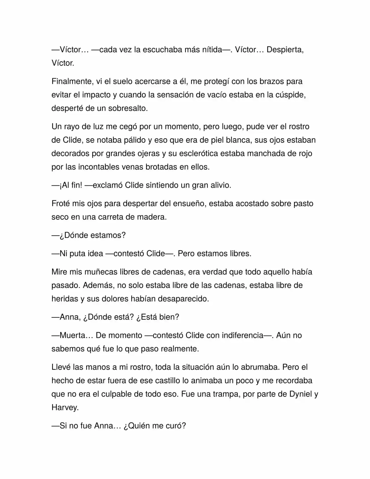 Forasteros (Novela) capítulo 5, página 3