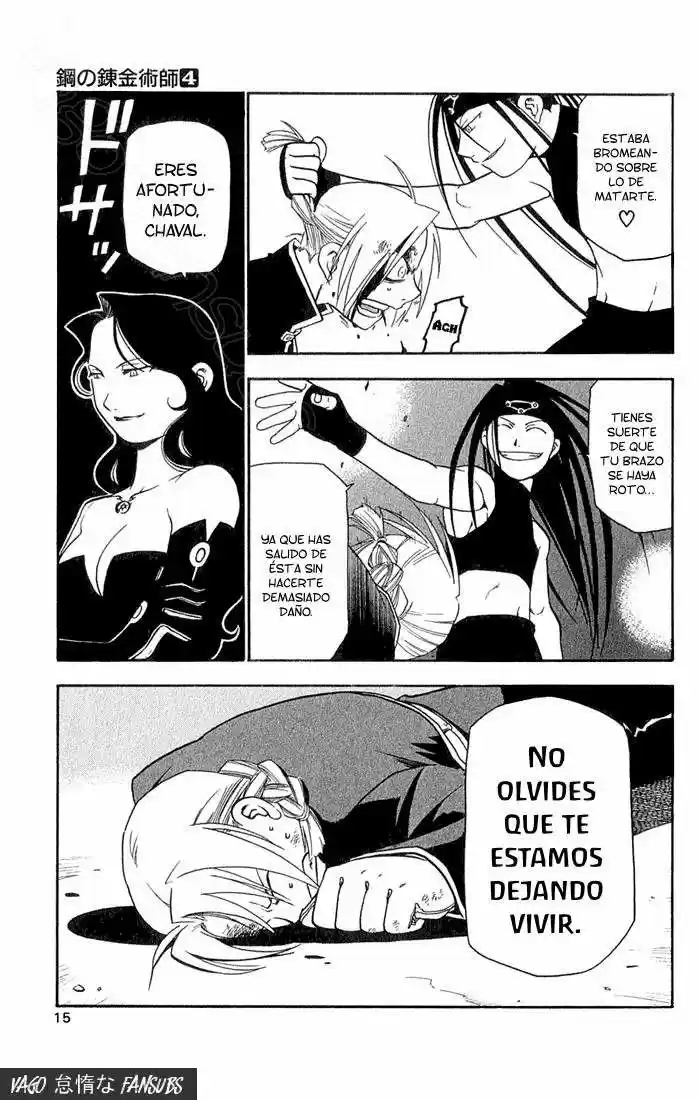 Fullmetal Alchemist capítulo 13, página 14