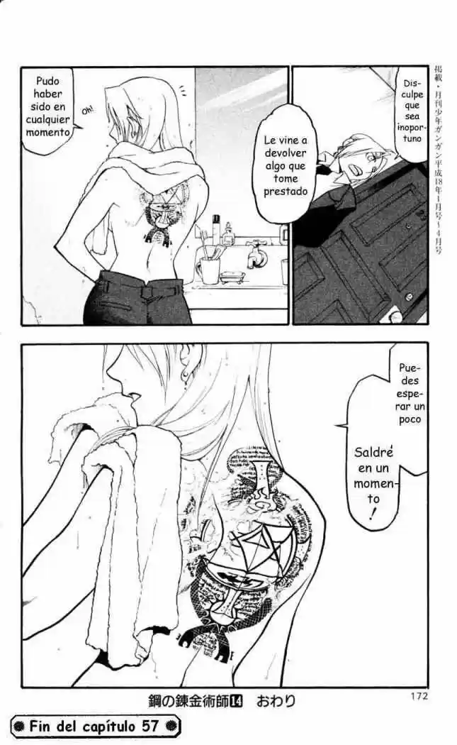 Fullmetal Alchemist capítulo 57, página 34