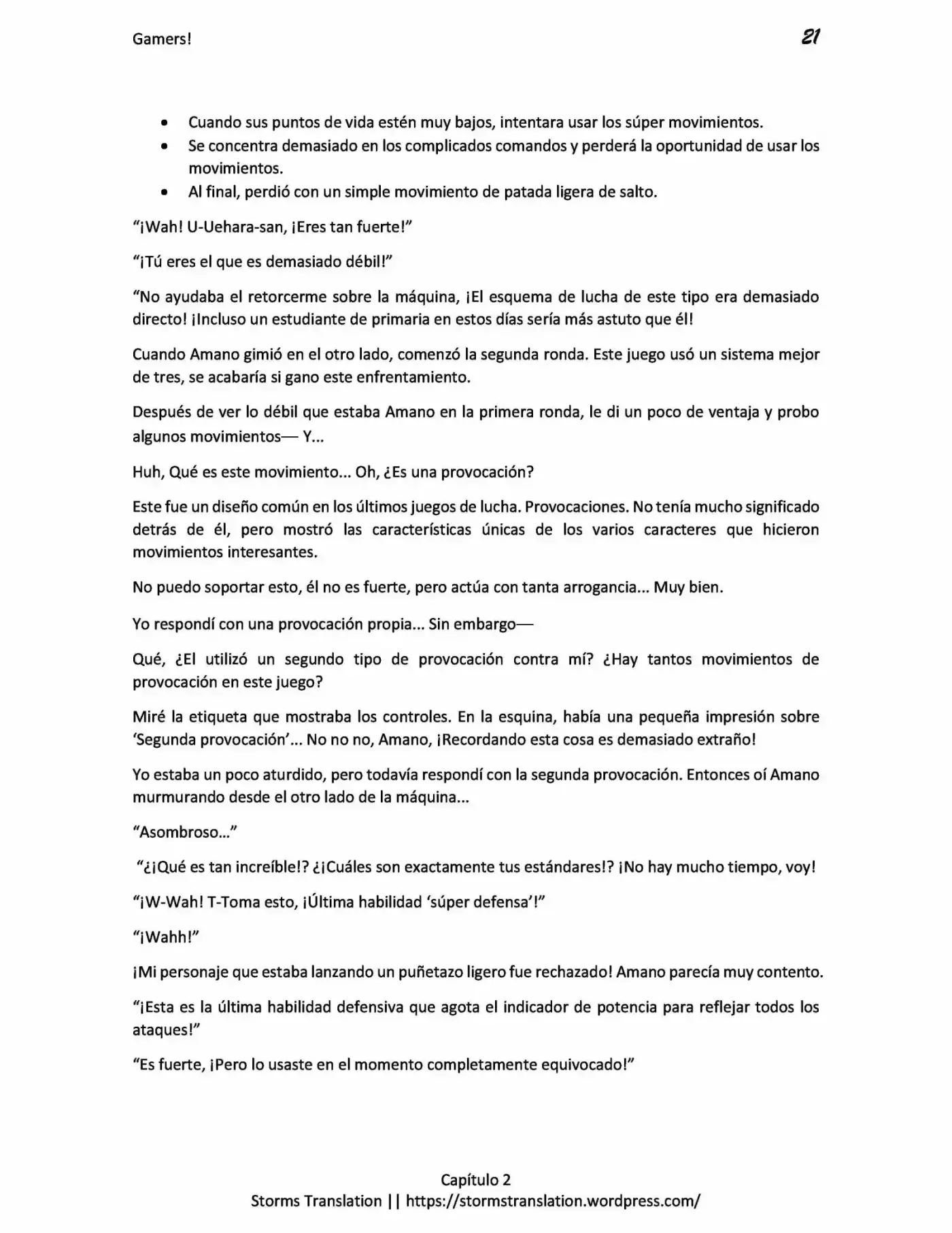 Gamers! (Novela) capítulo 2, página 21