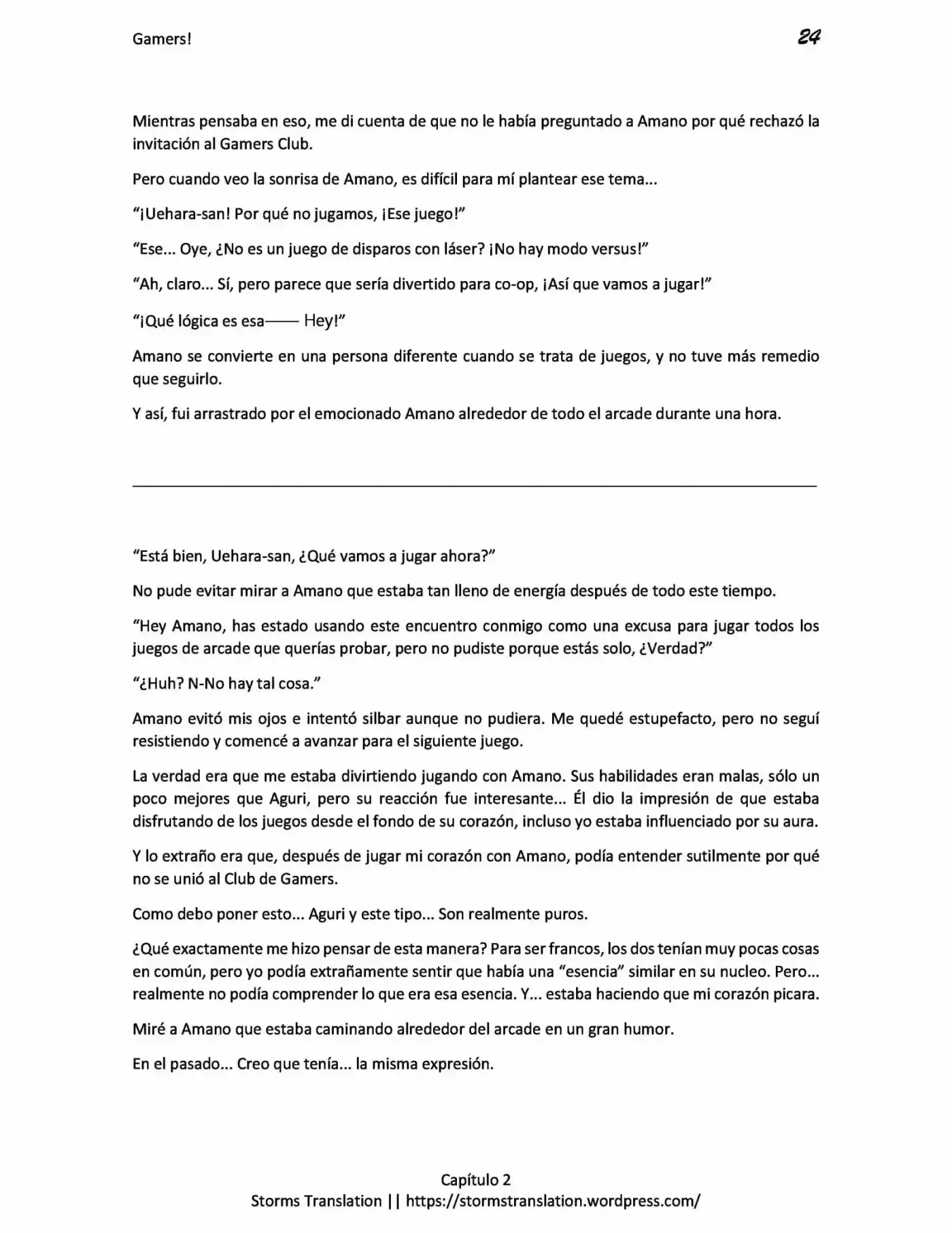 Gamers! (Novela) capítulo 2, página 24