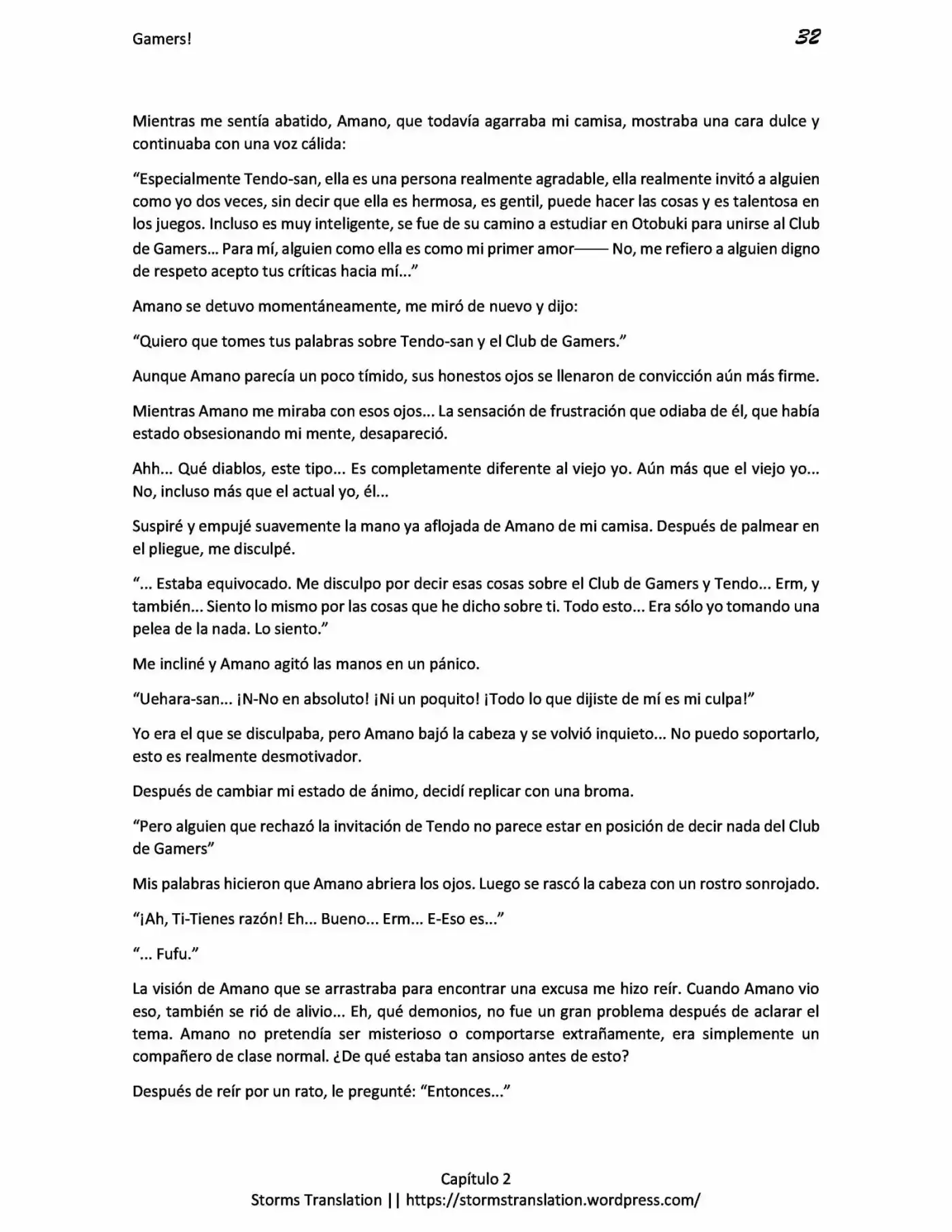 Gamers! (Novela) capítulo 2, página 32