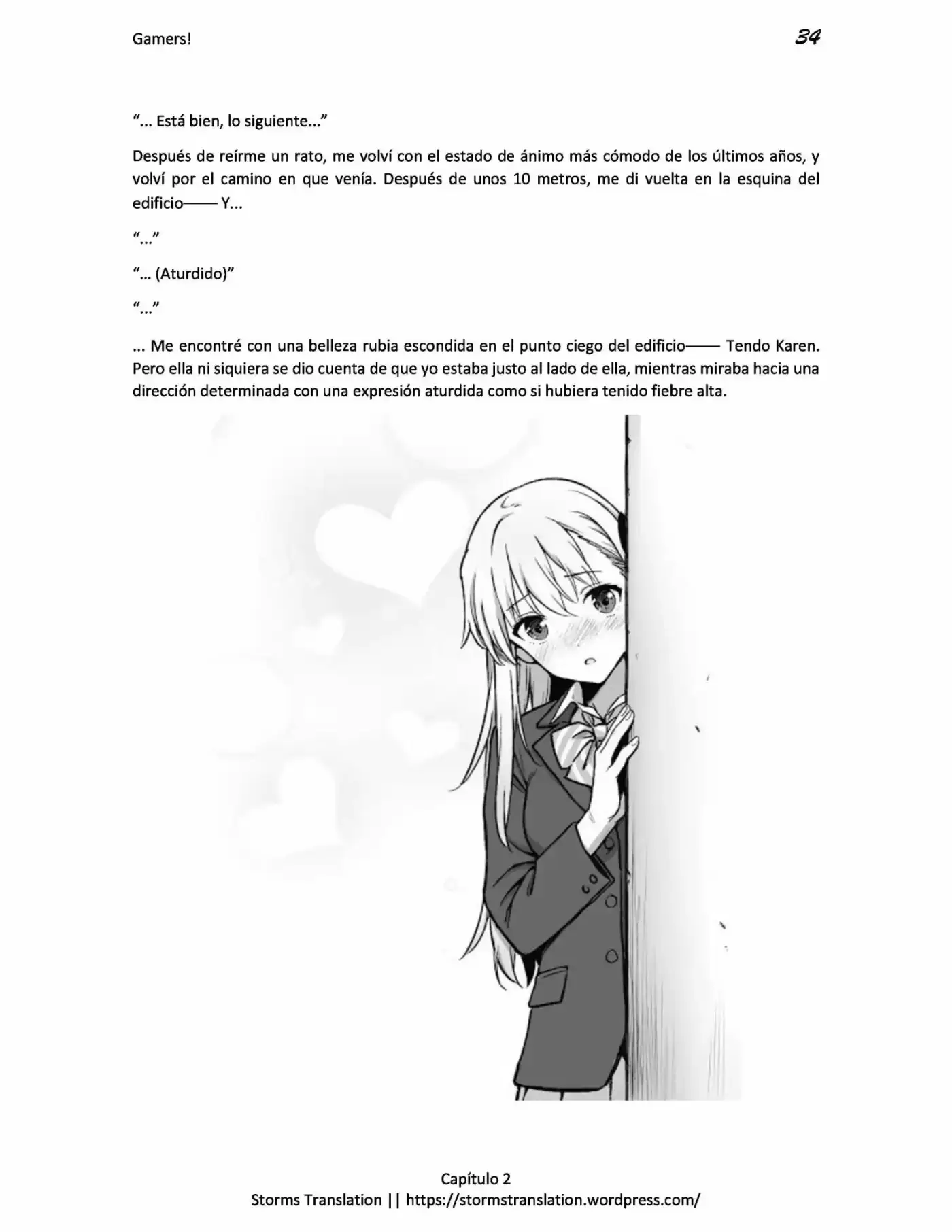 Gamers! (Novela) capítulo 2, página 34