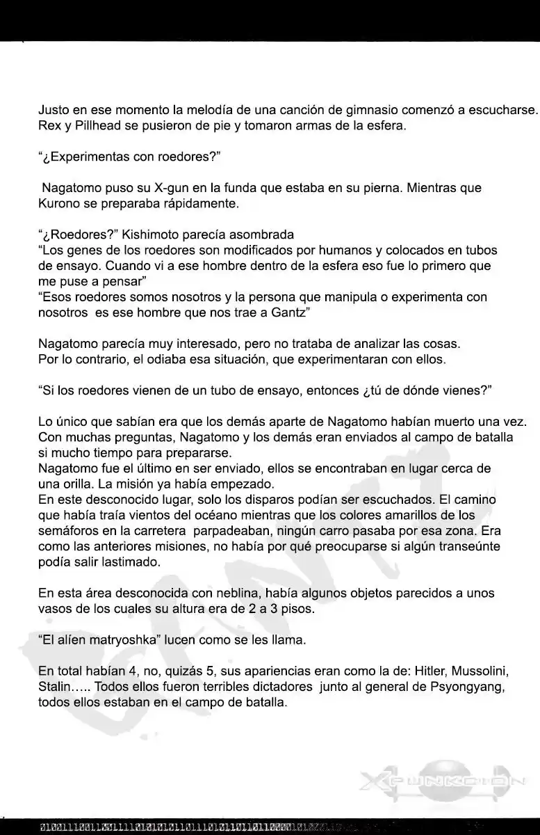 Gantz Exa (Novela) capítulo 8, página 7